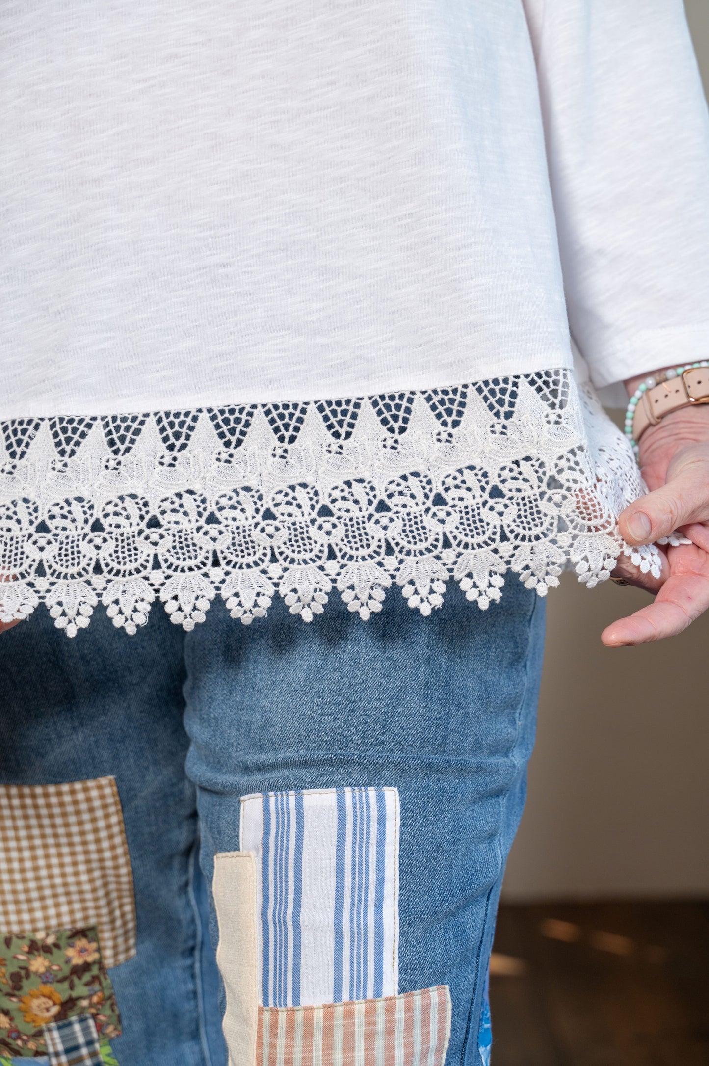 Lovely Lacy Long Sleeve Tee