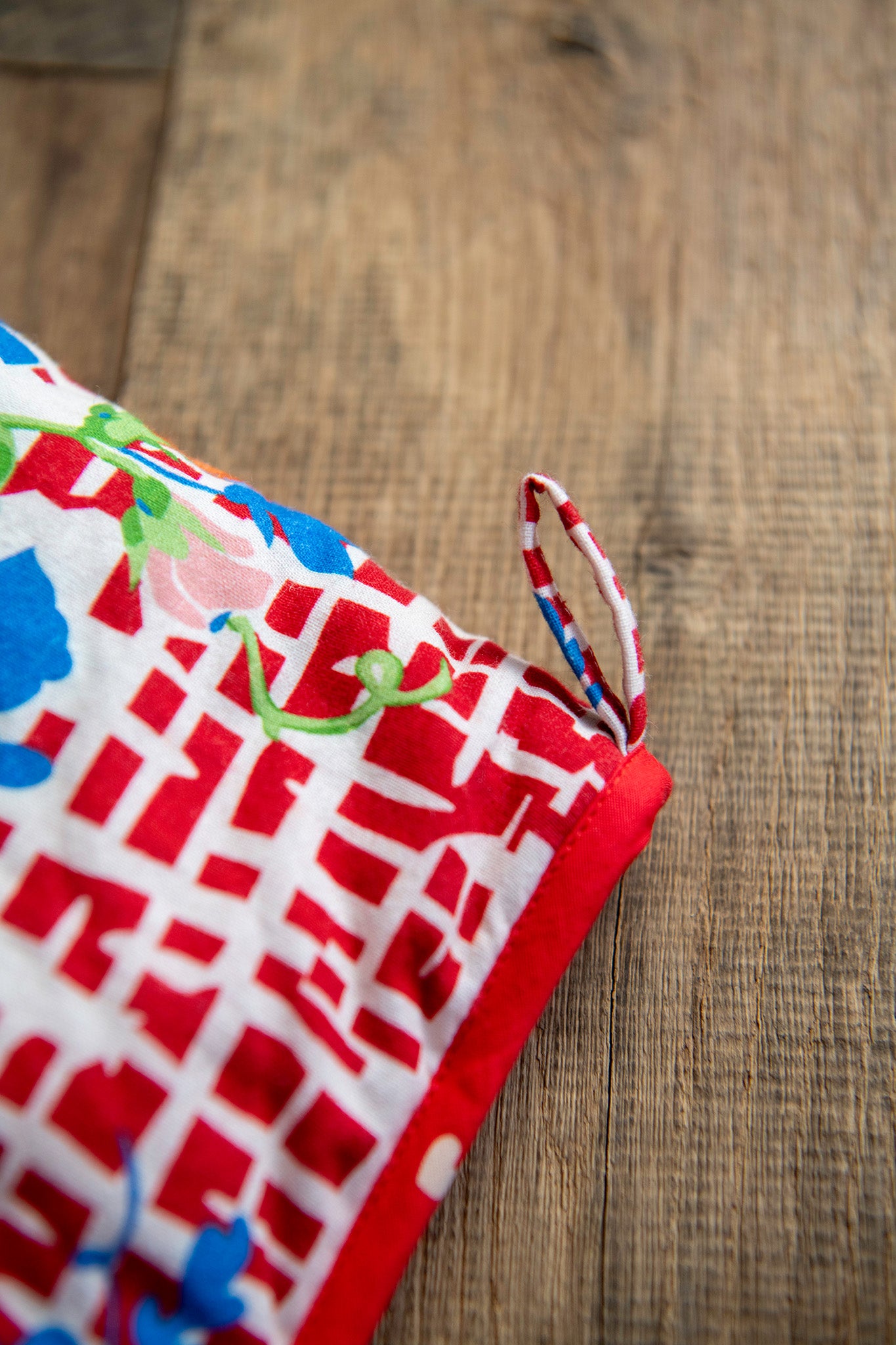 Lisbon Rose Double Oven Pot Mitt