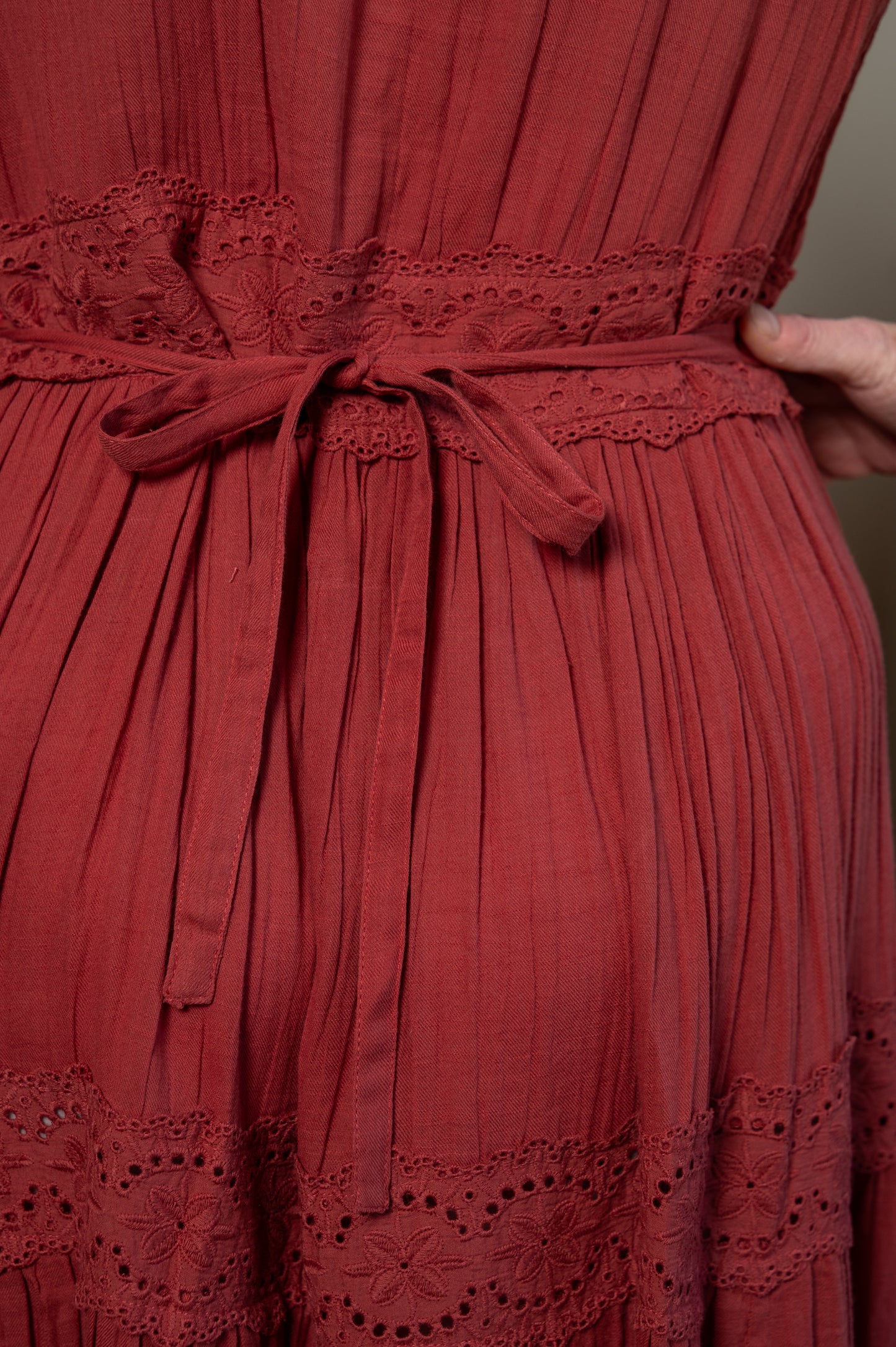 Melissa Dress in Country Red
