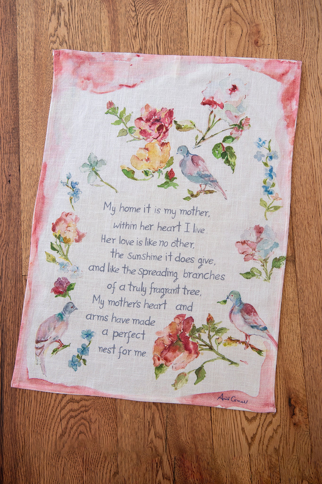 A Mother's Poem Tea Towel