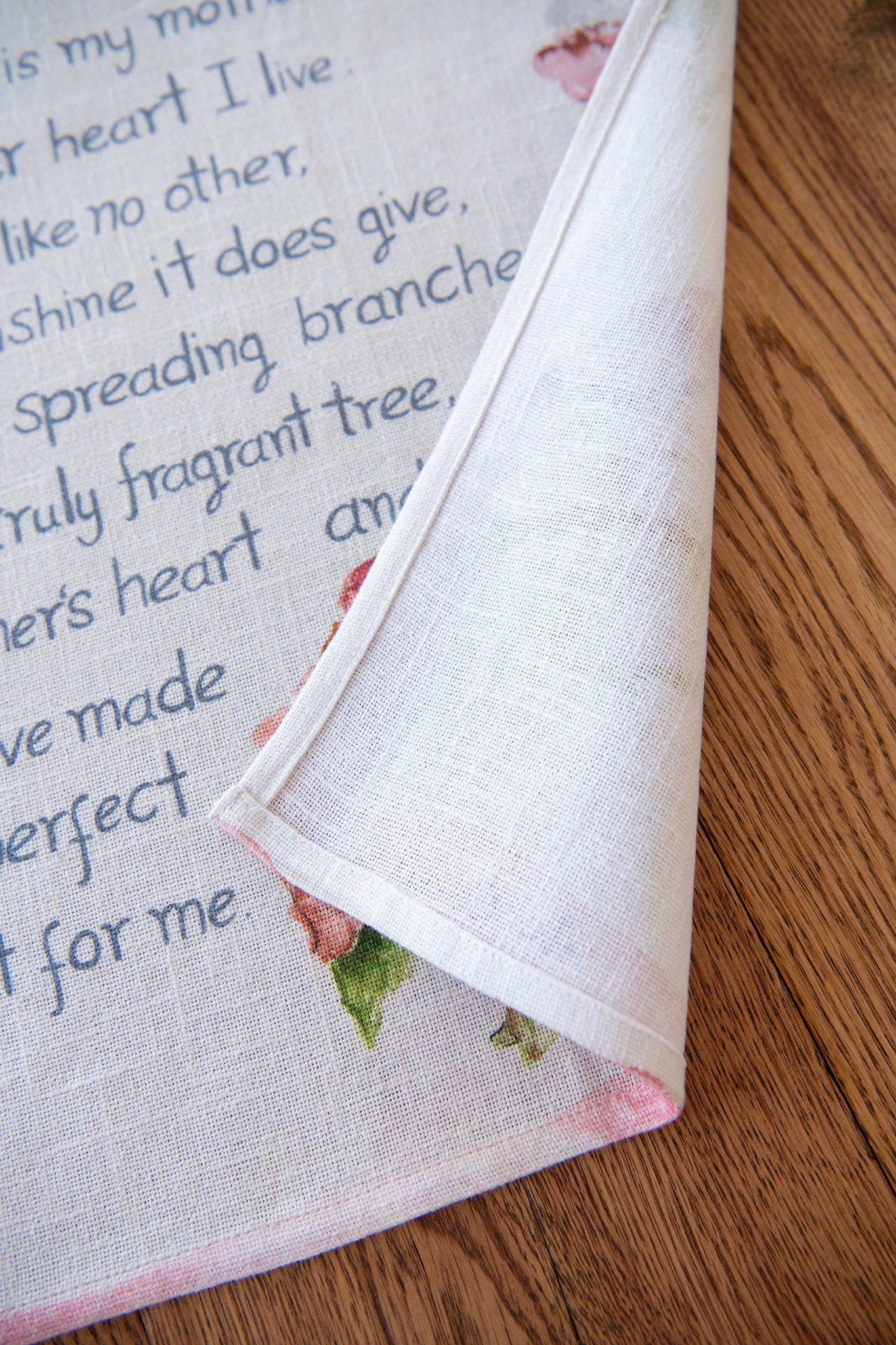 A Mother's Poem Tea Towel