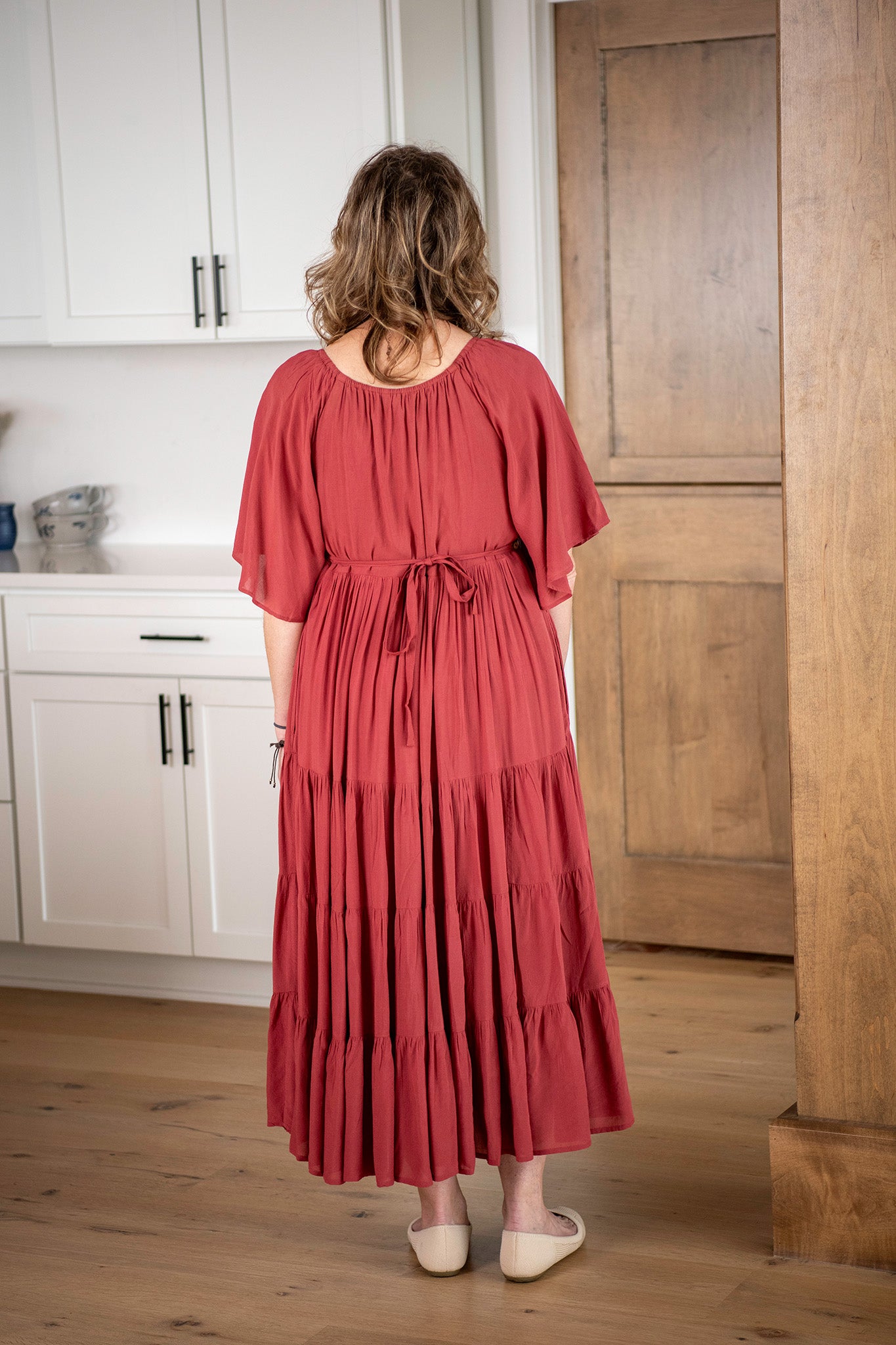 The Muse Dress in Baroque Rose