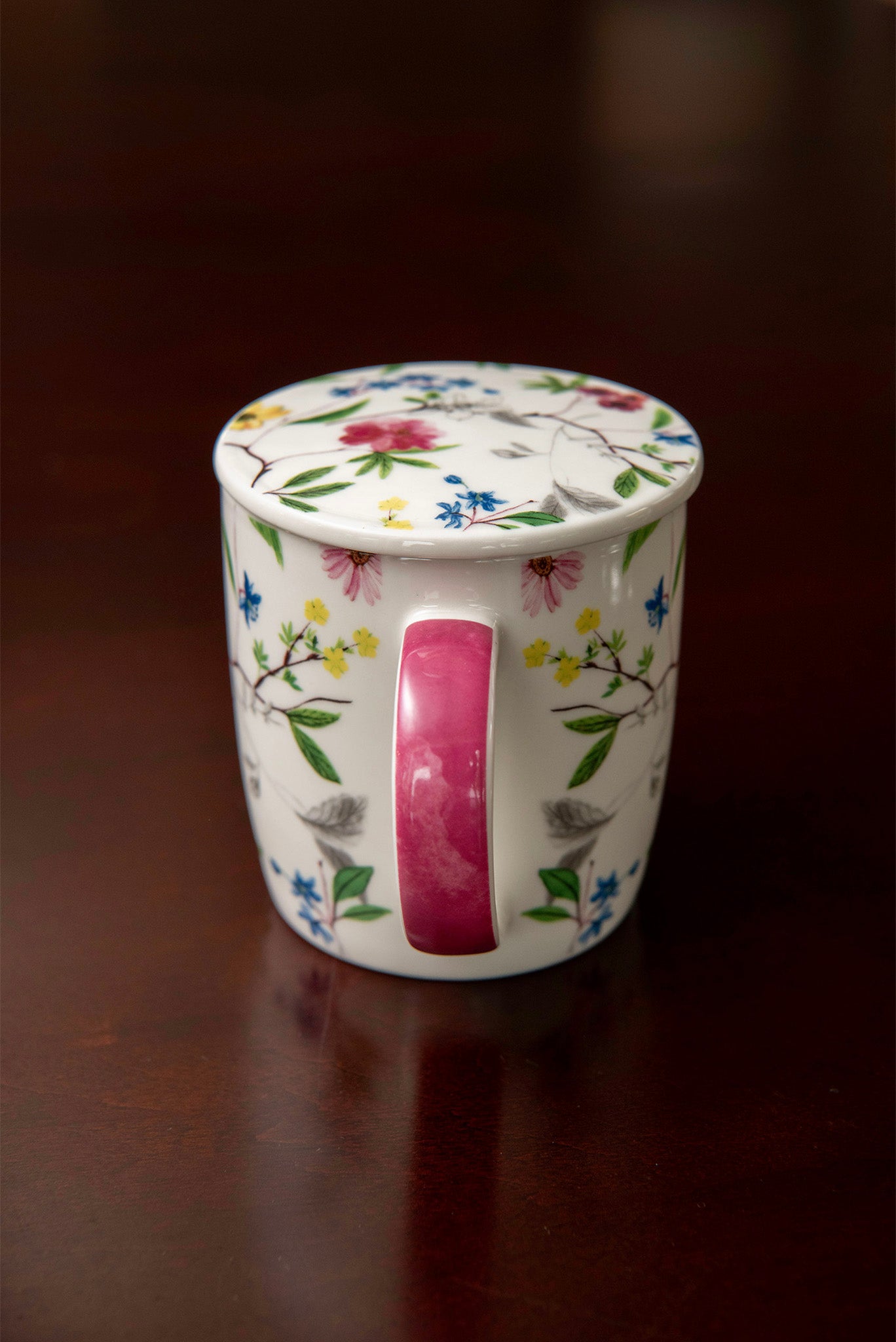 Flower Power Tea Mug & Strainer Set