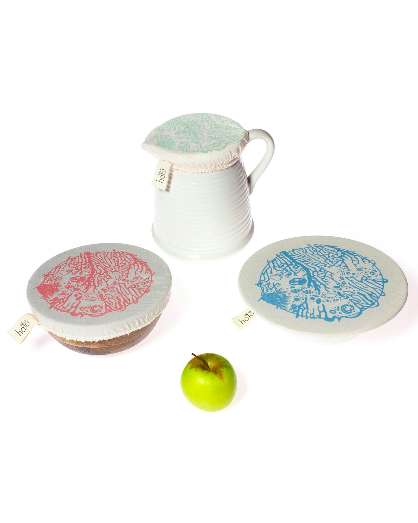 Beach House Small Bowl Covers, Set of 3