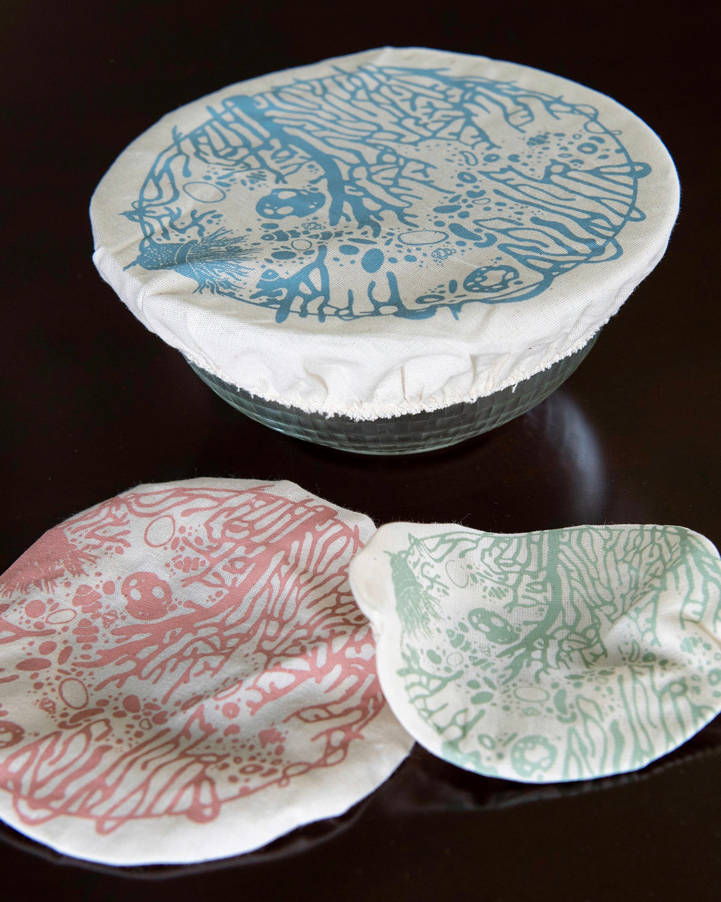 Beach House Small Bowl Covers, Set of 3
