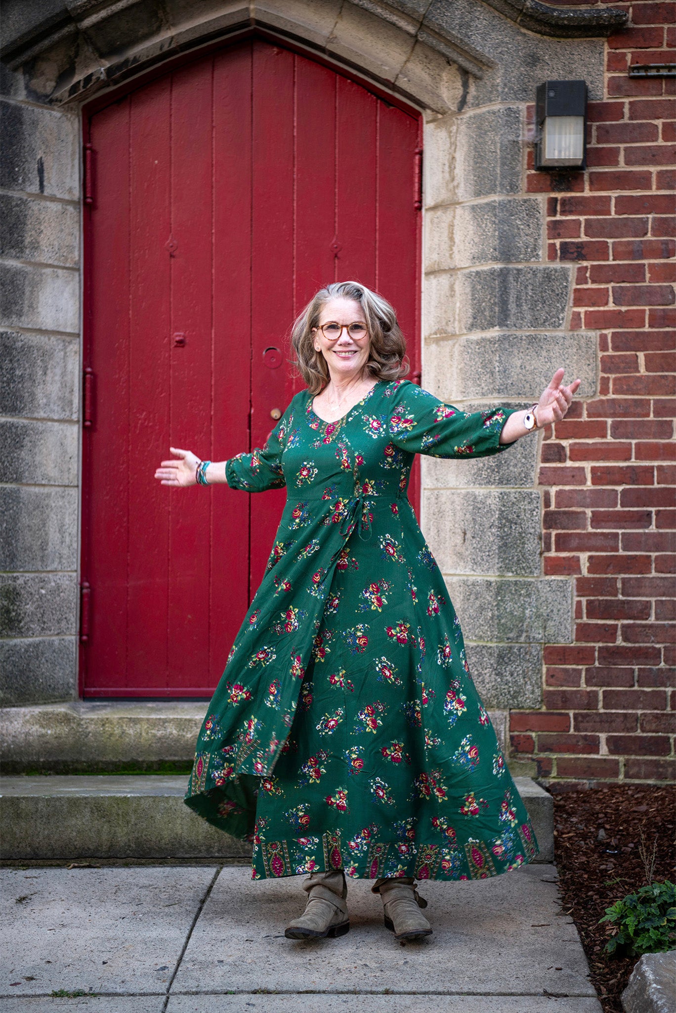 Cottage Floral Maxi Dress