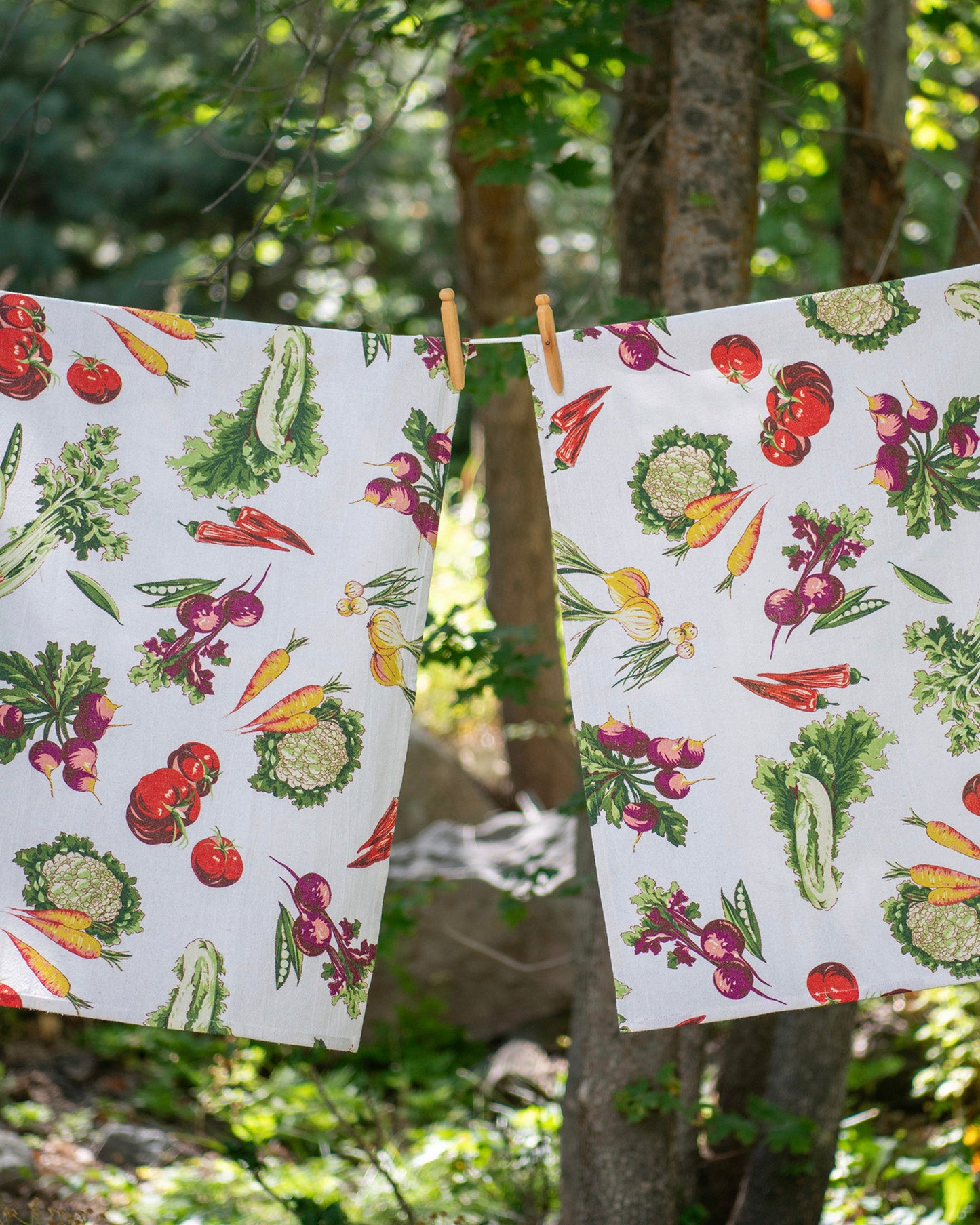 Farm Fresh Tea Towels, Set of 2