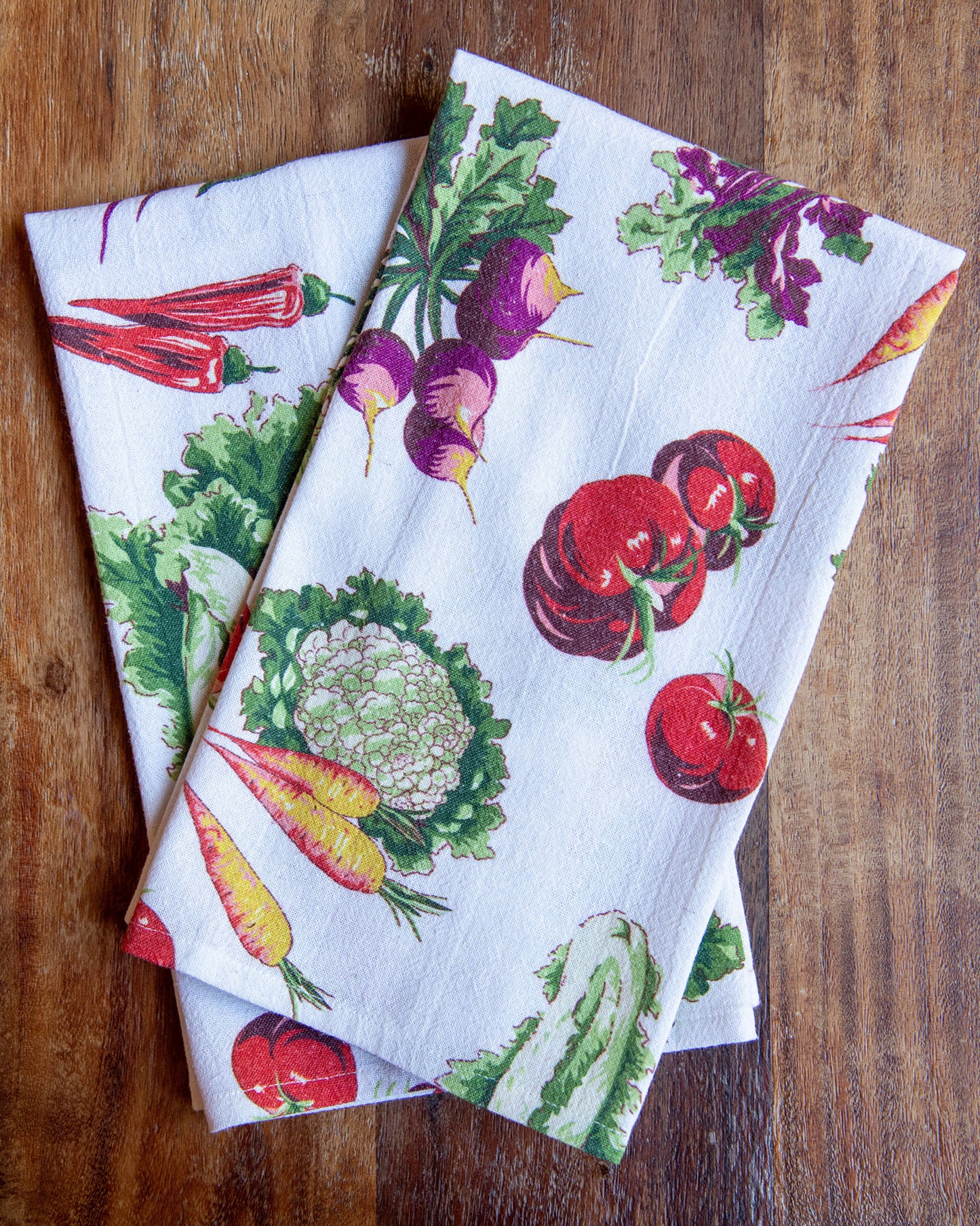 Farm Fresh Tea Towels, Set of 2