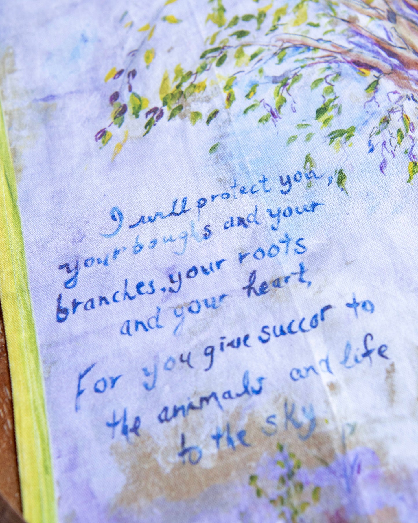 Thank You Tree Tea Towel