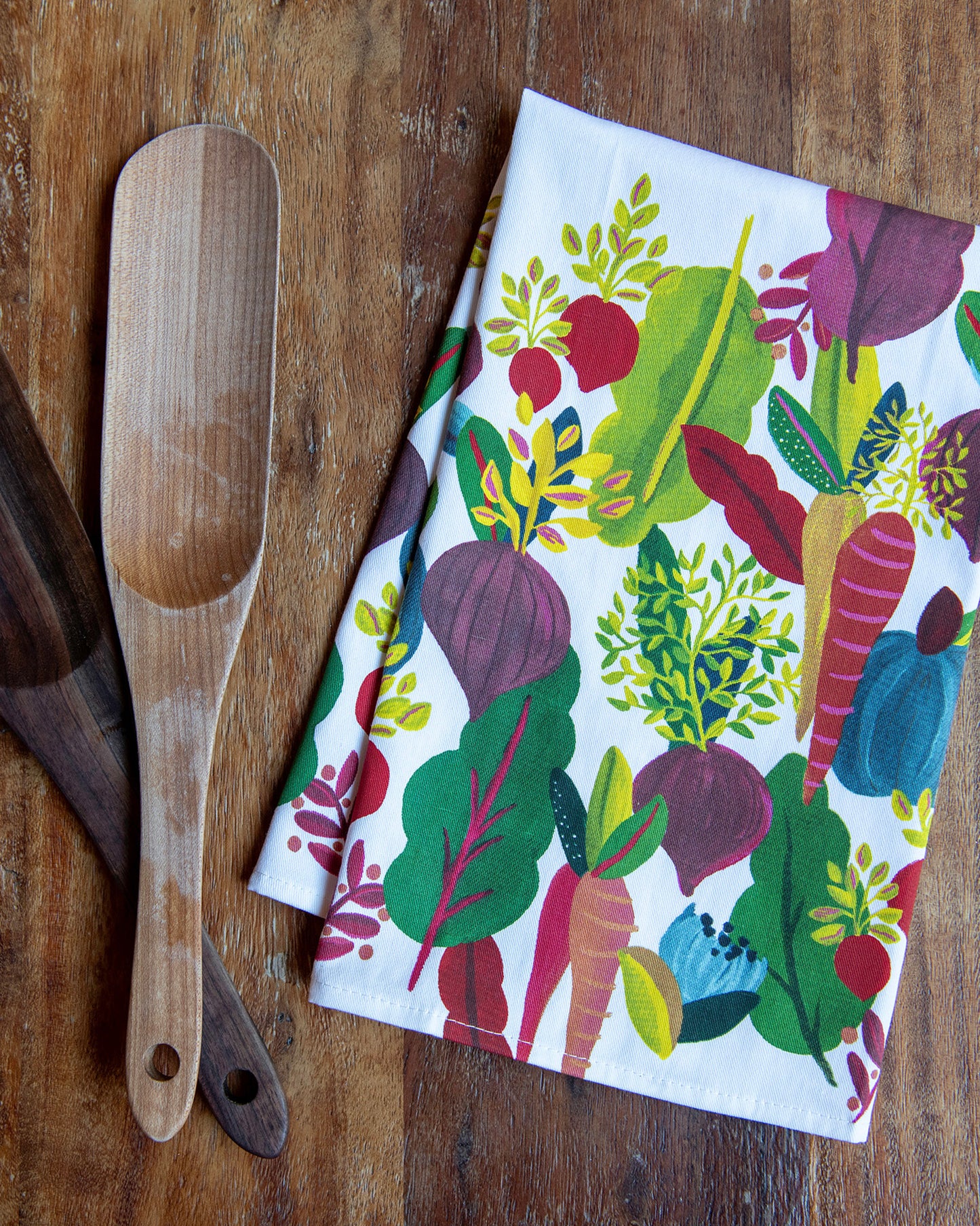 Eat Your Veggies Tea Towel