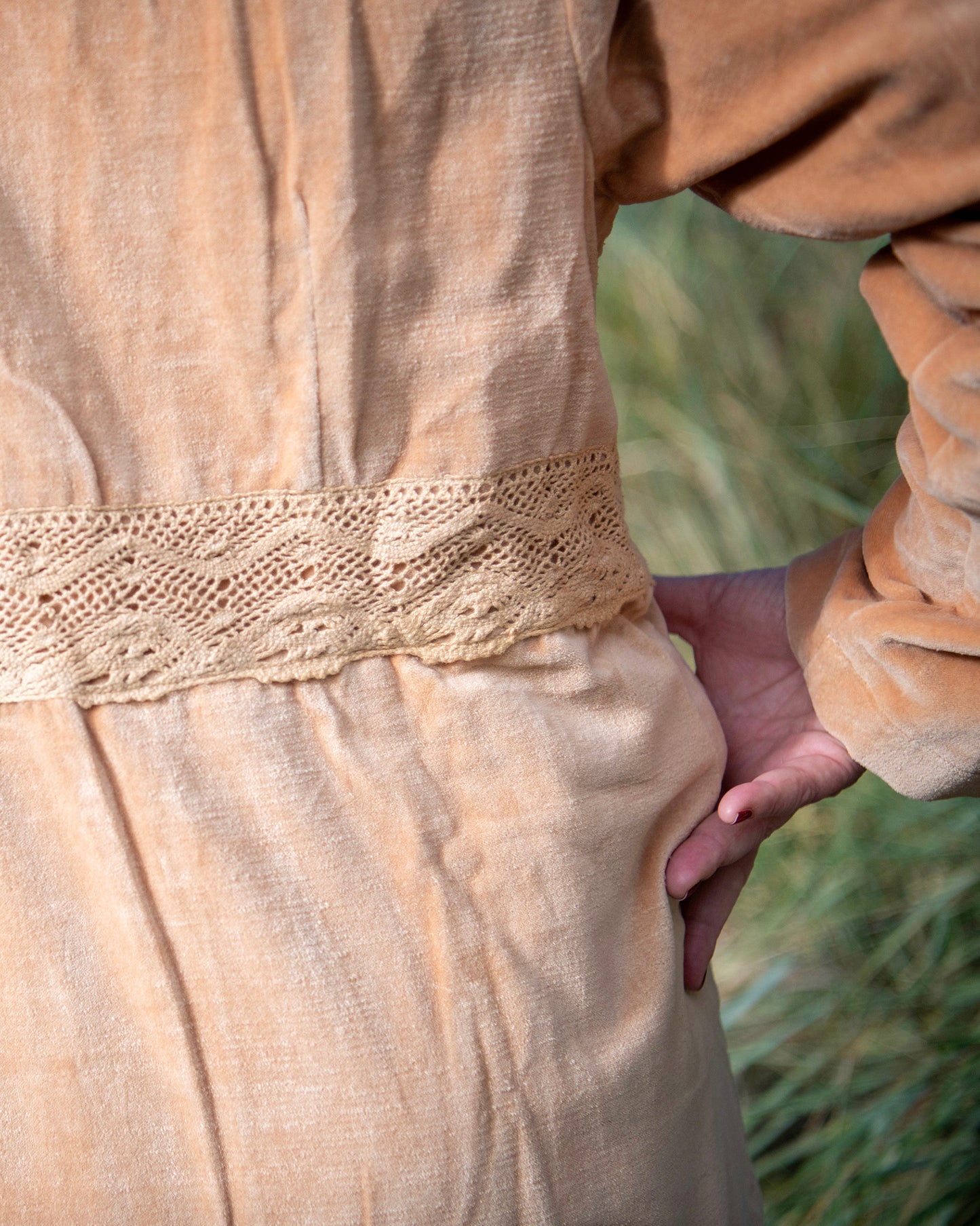 Ancient Lace Velvet Jacket