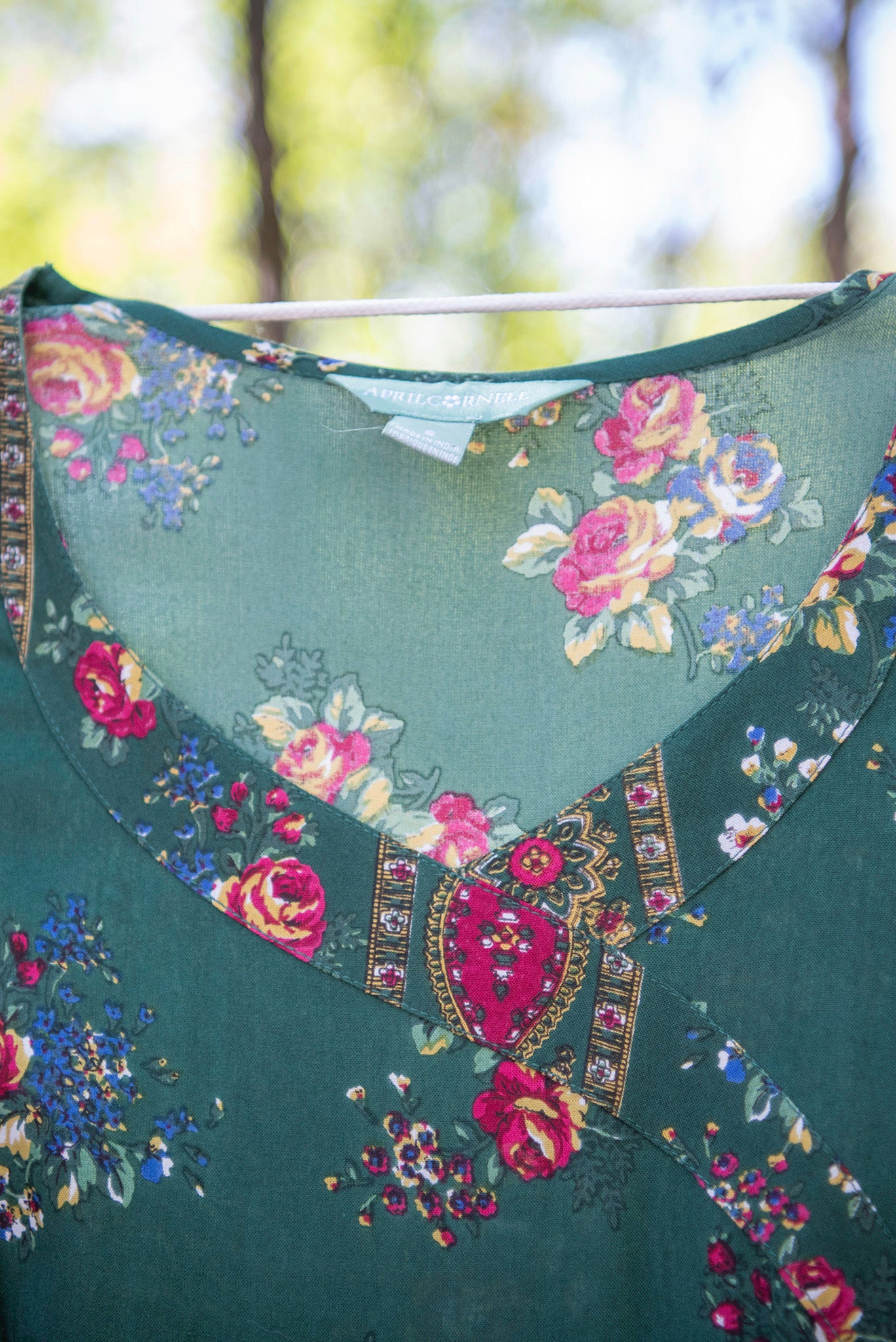 Cottage Floral Maxi Dress