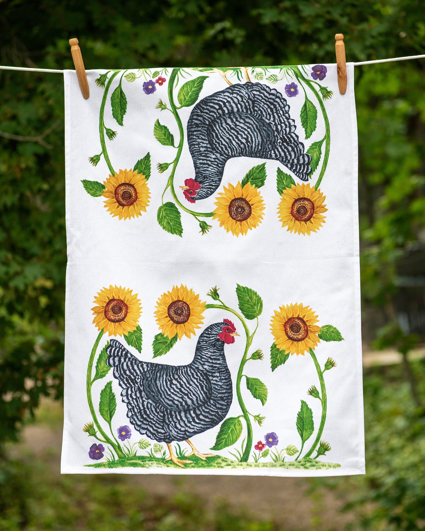 Heavenly Hen Tea Towel