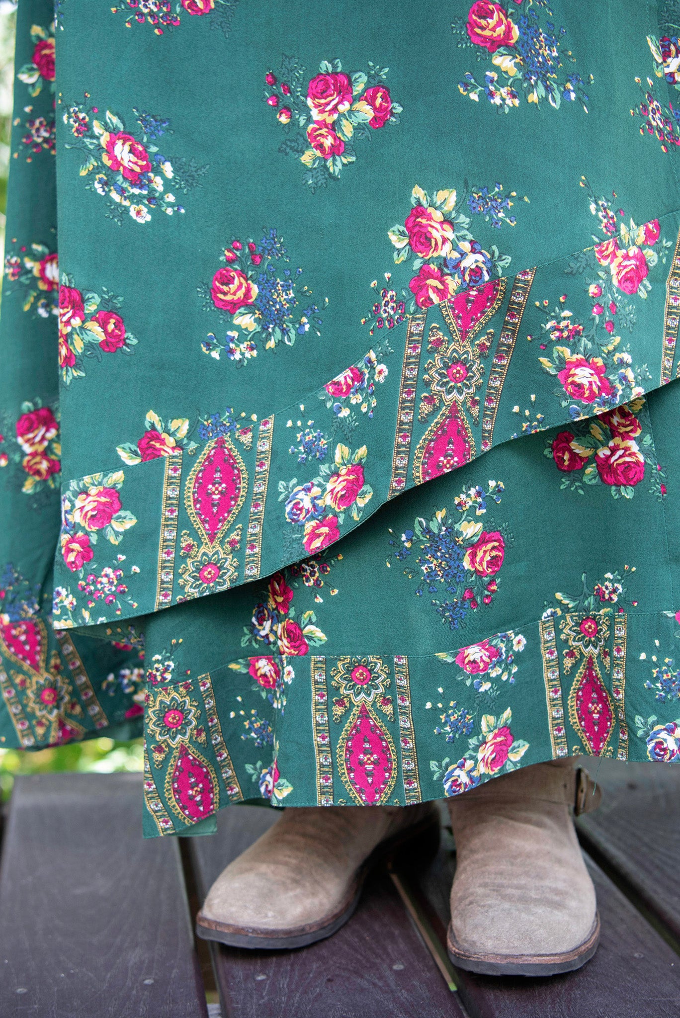 Cottage Floral Maxi Dress