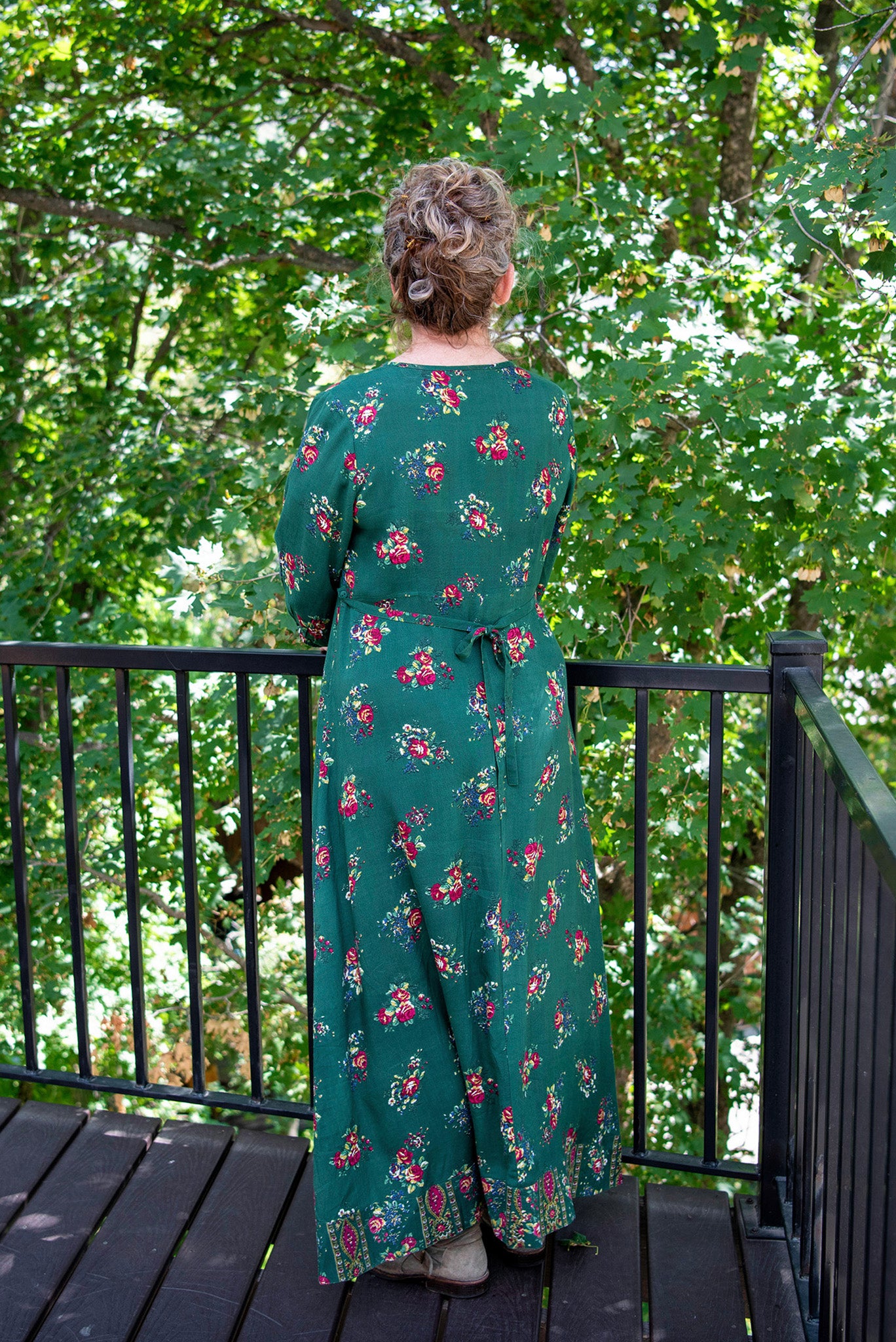 Cottage Floral Maxi Dress