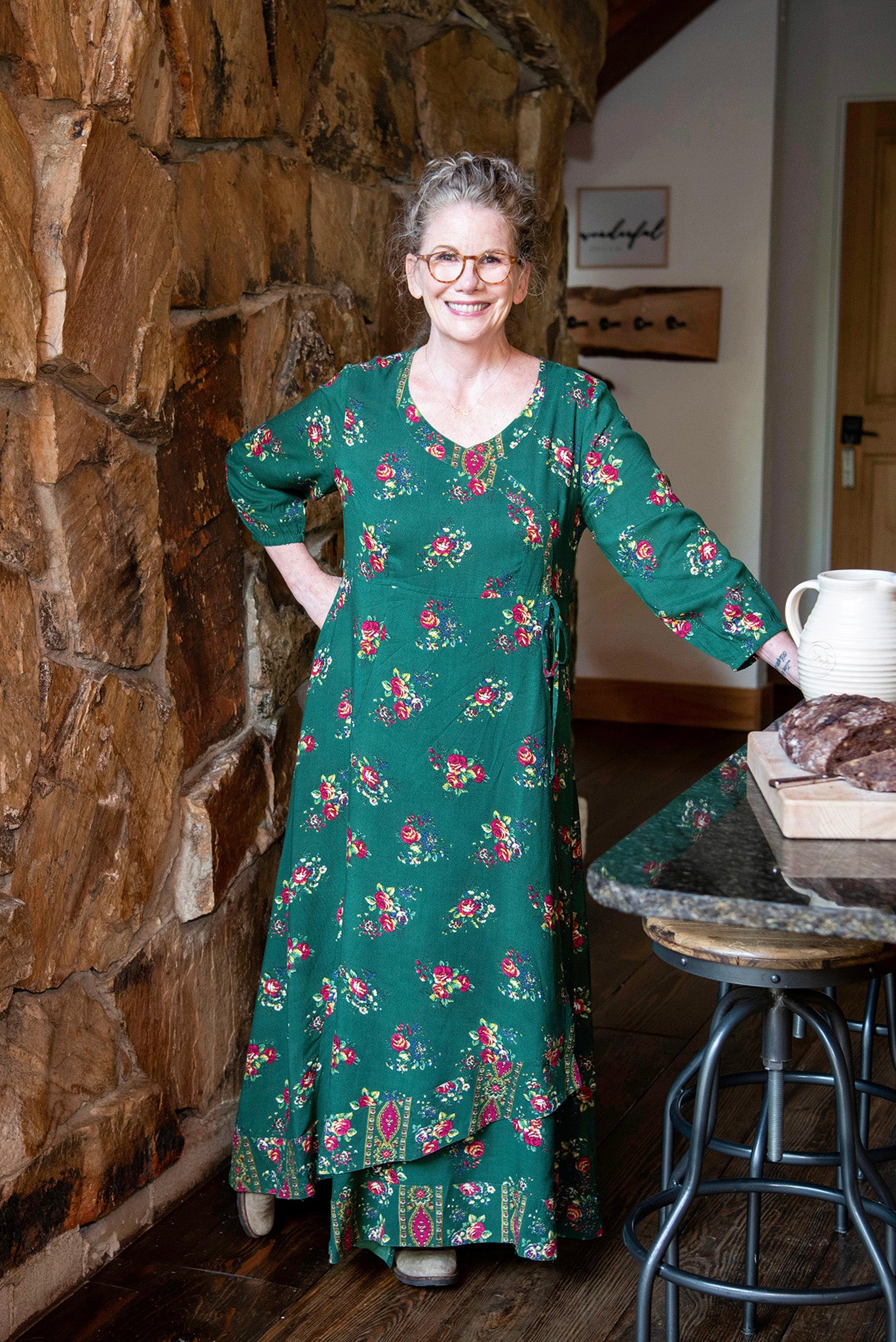 Cottage Floral Maxi Dress