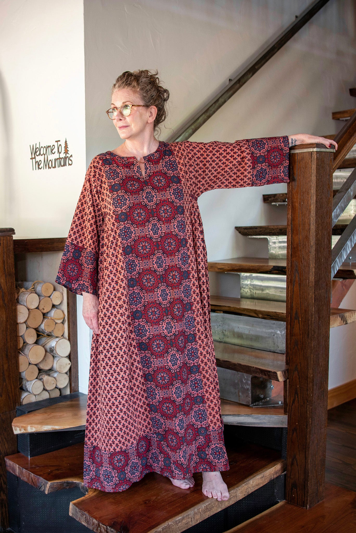 The Artist Block Maxi Dress