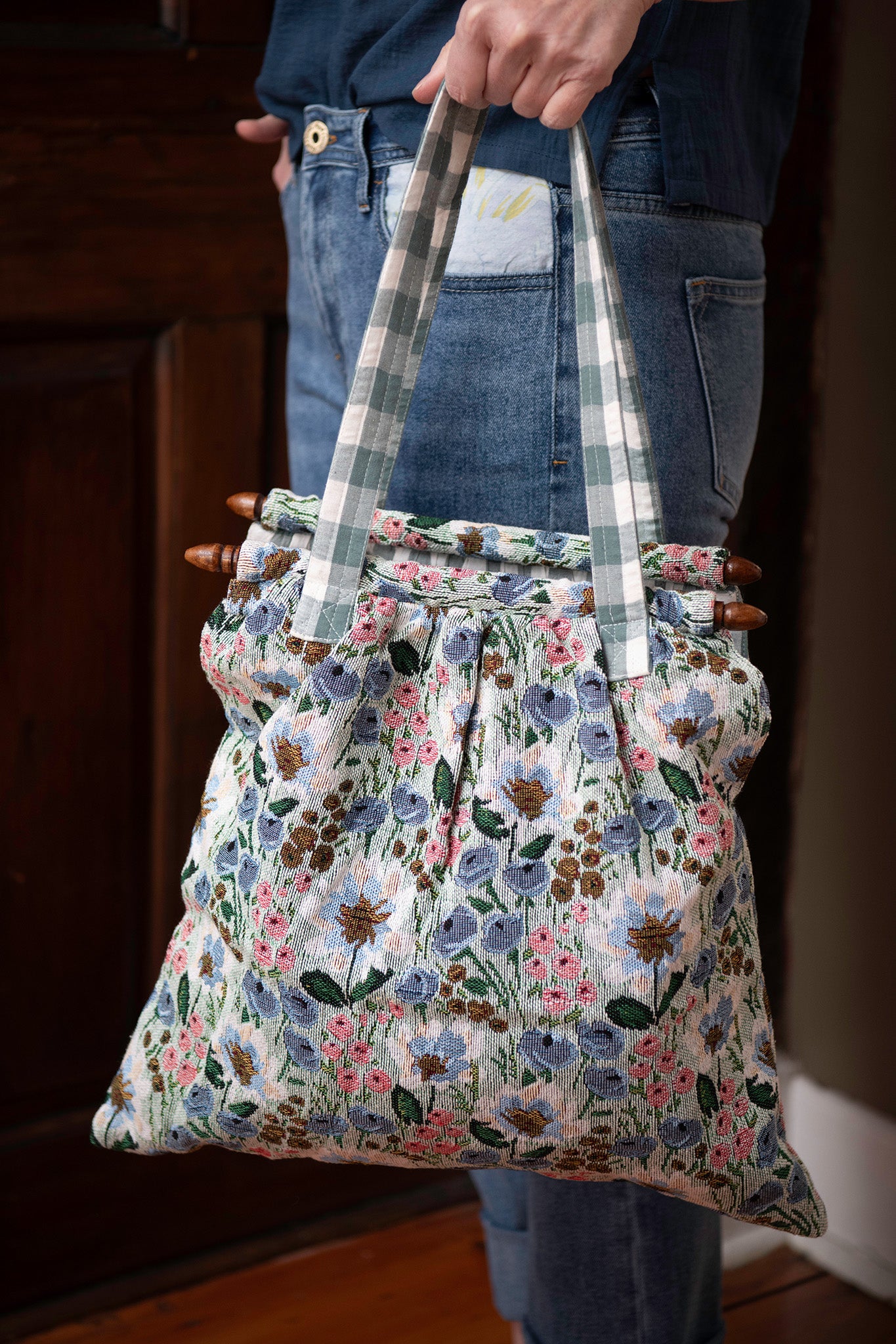 Spring Meadow Knitting Bag
