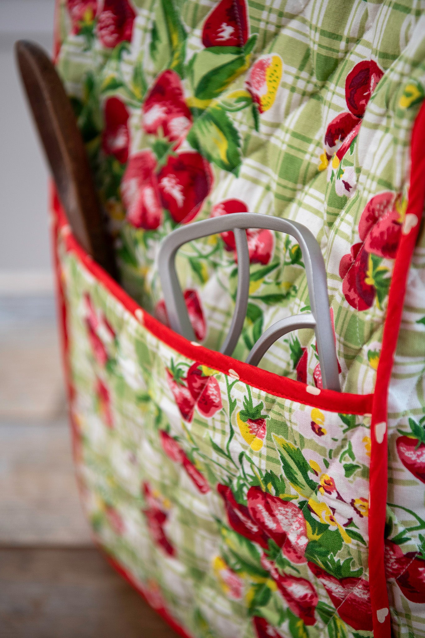 Strawberry Gingham Stand Mixer Cozy