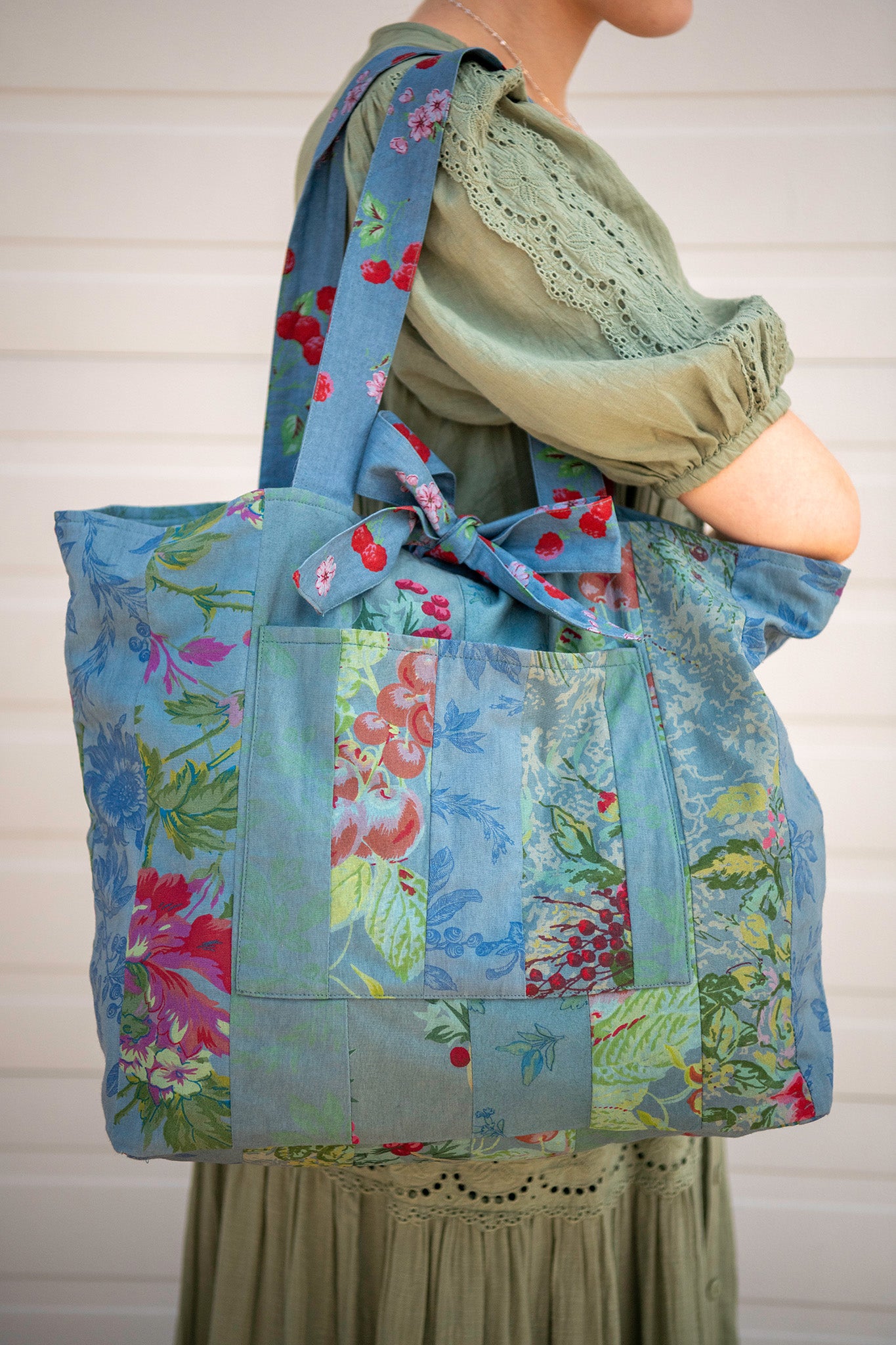 Remnant Patchwork Market Tote