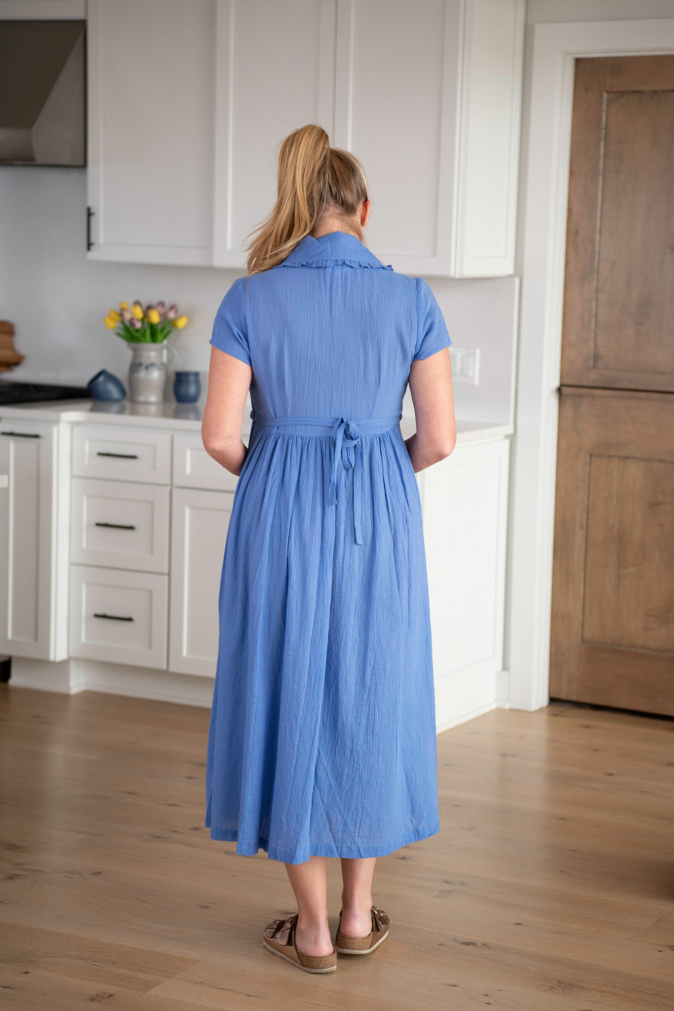 Valencia Dress in Blue