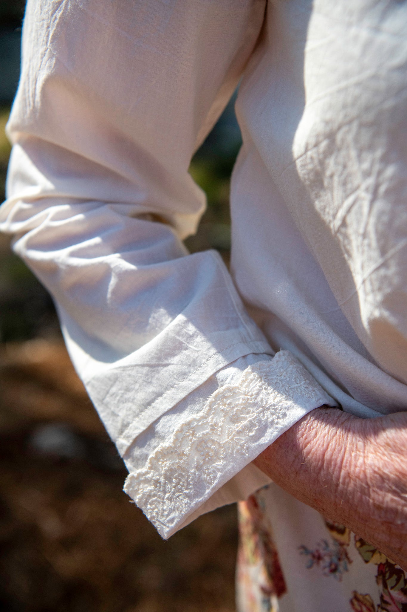 Victorian Blouse in Ecru