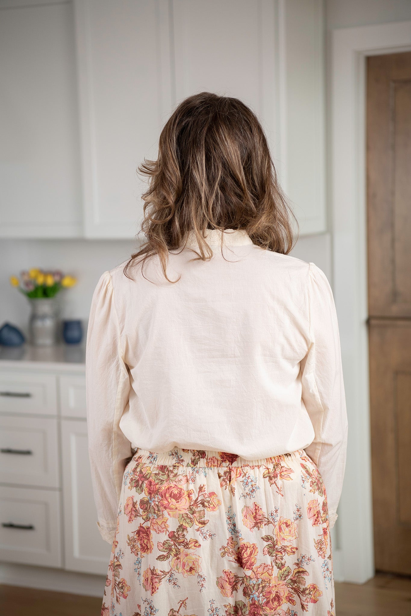 Victorian Blouse in Ecru