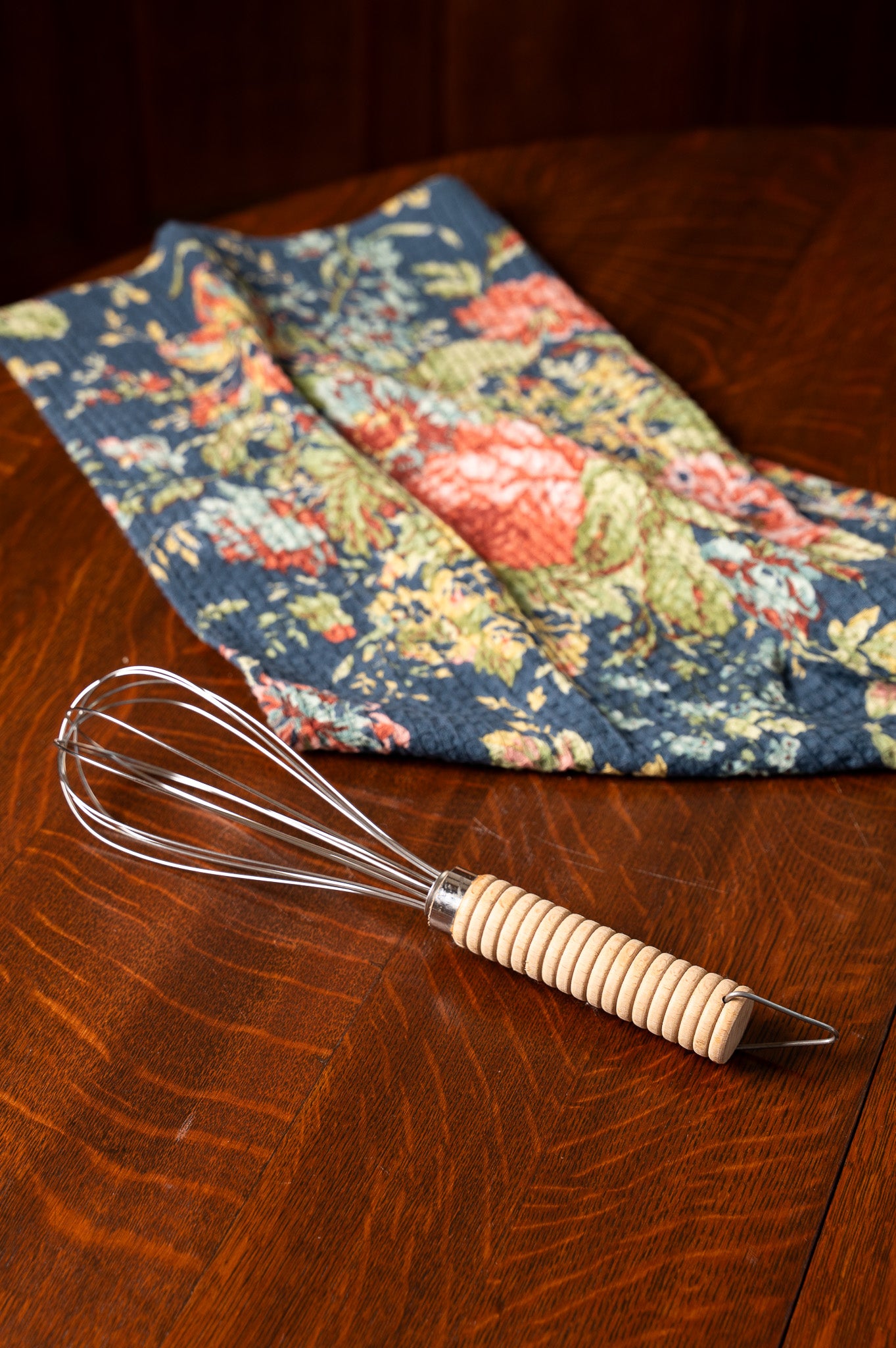 Wooden-Handled Whisk