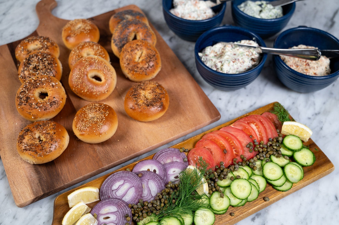 Mornings At Modern Prairie: Homemade Bagel Bar