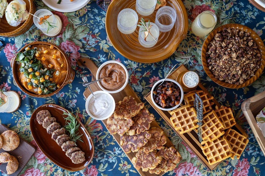 Handmade Stoneware Meets Fall Brunch [Recipes Included]