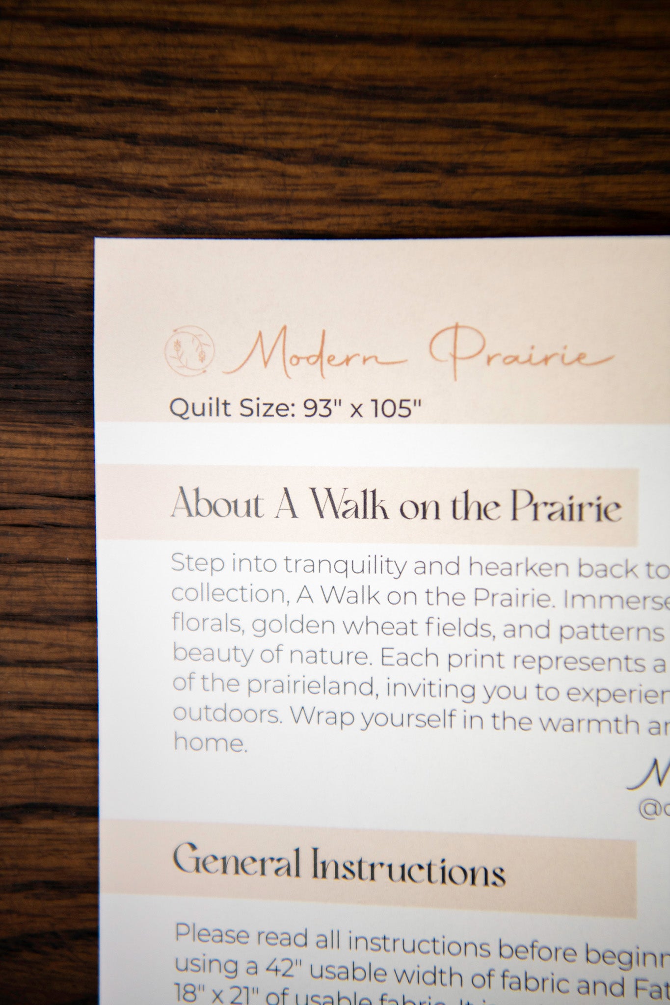 Prairie Picnic Instructional Guide (Digital Edition)