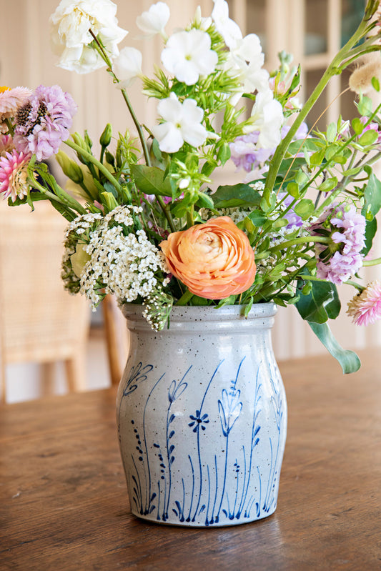 Wildflower Utensil Jar