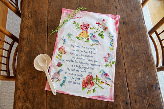 A Mother's Poem Tea Towel
