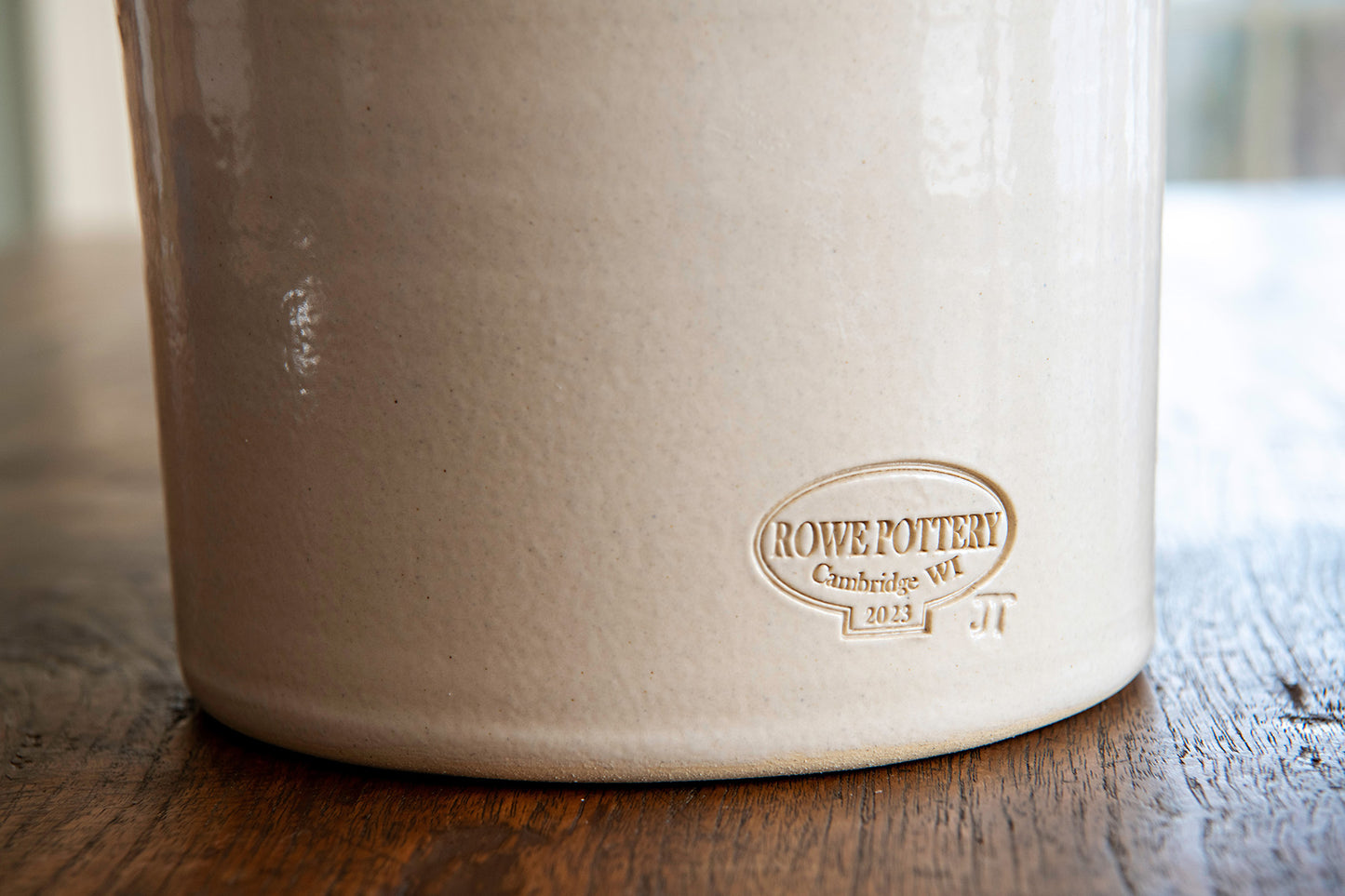 Modern Prairie Ironstone Handled One-Gallon Crock