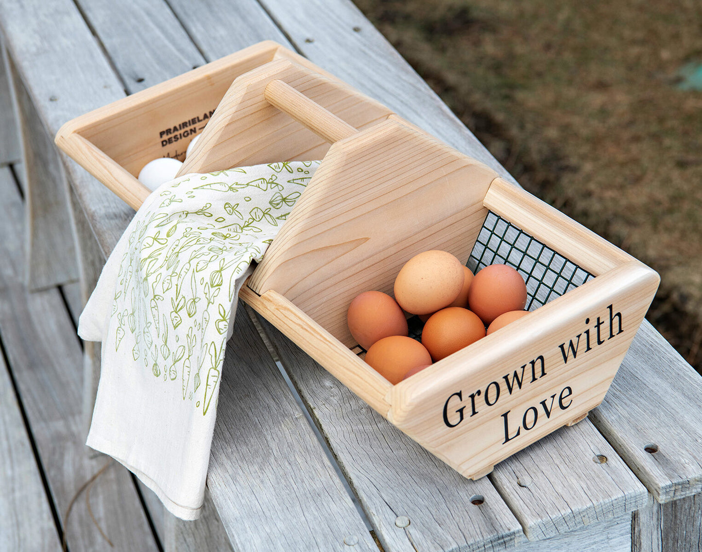 Grown With Love Garden Basket