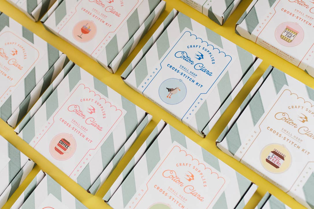 Butter Believe It, Cross Stitch Kit for Beginners