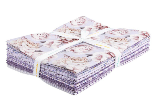 Daybreak on the Prairie 1 Yard Bundle Purple, 10 Pcs.
