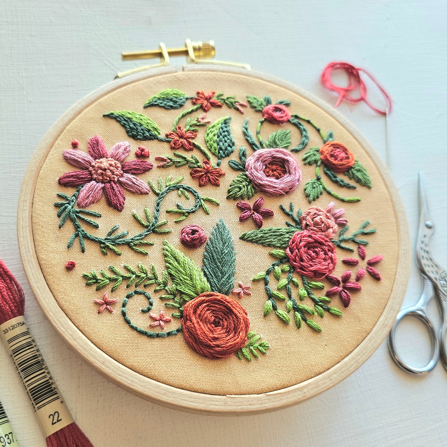 Adventures in Hand Embroidery, A Virtual 5-Week Learning Series