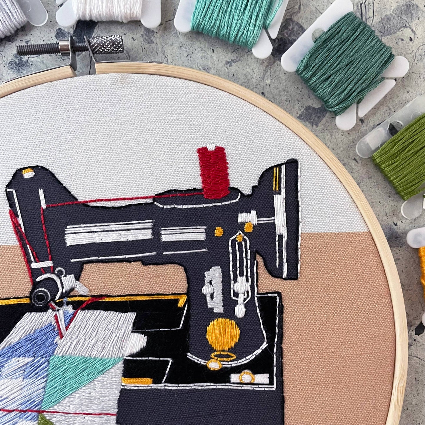 "Sew Iconic!" DIY 8" Embroidery Kit