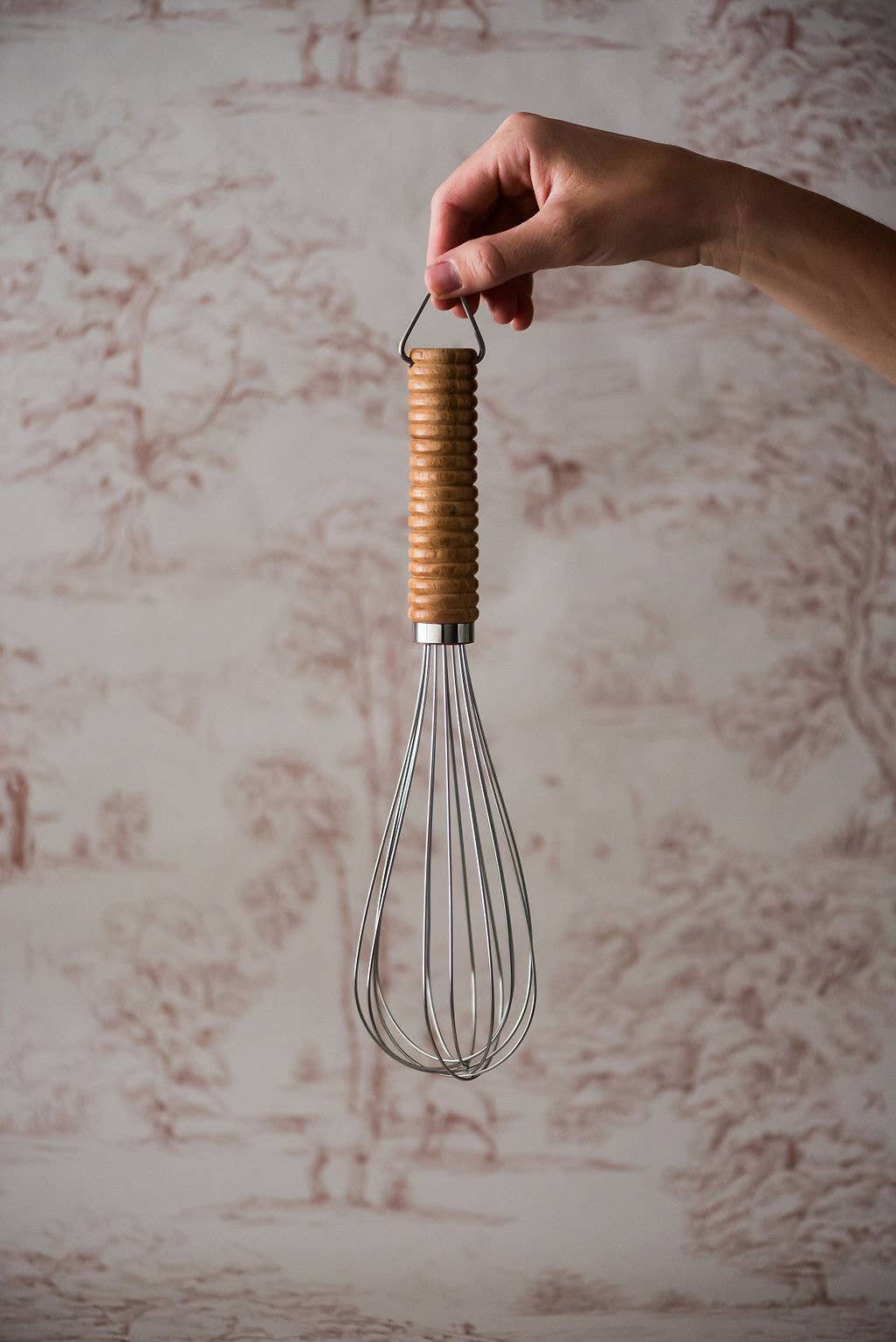 Wooden-Handled Whisk