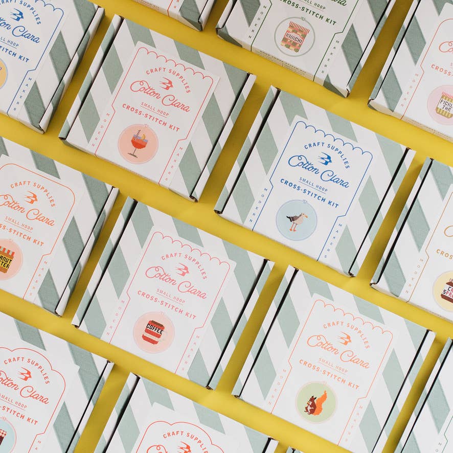 Butter Believe It, Cross Stitch Kit for Beginners
