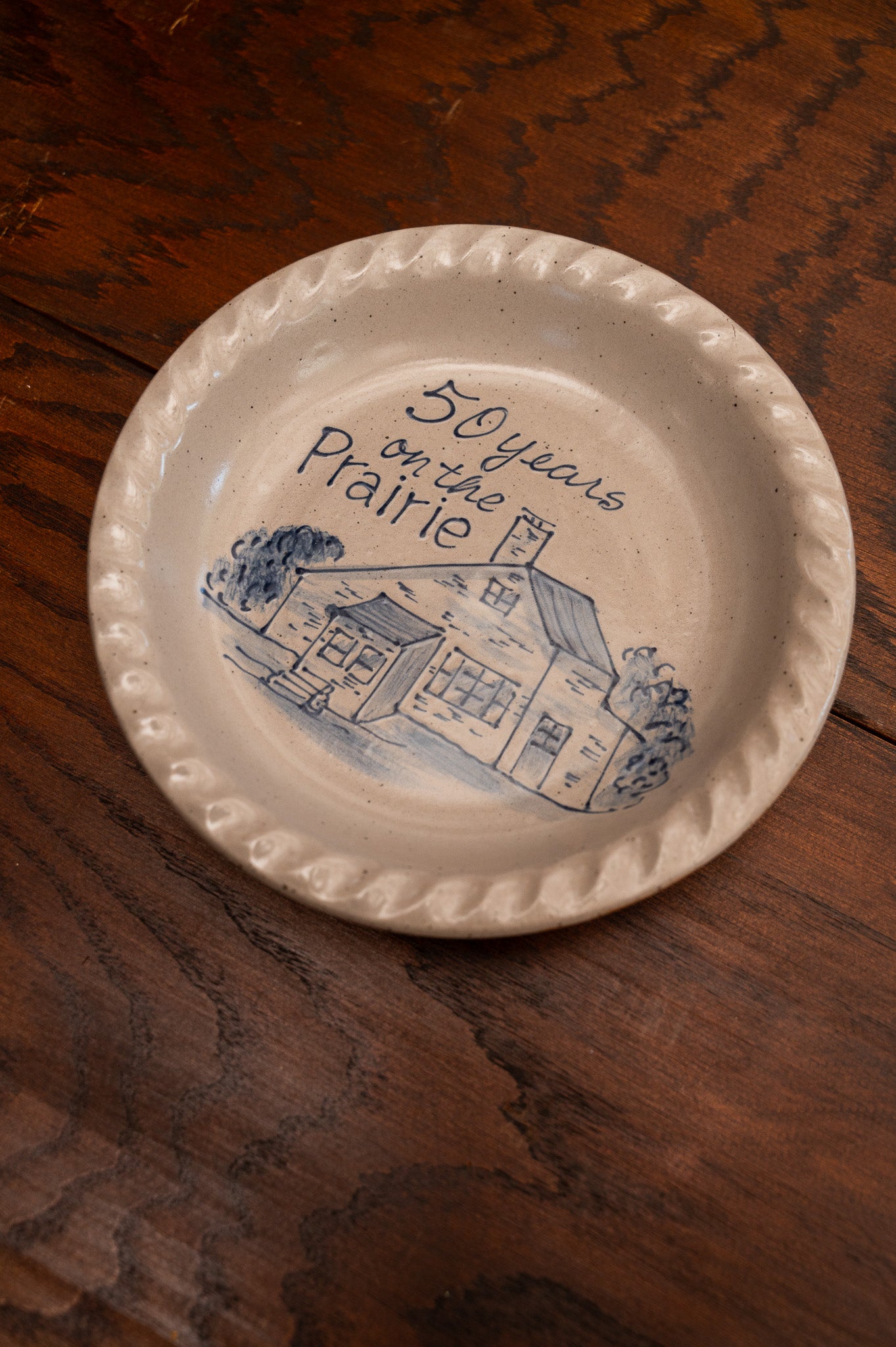 Limited-Edition '50 Years on the Prairie' Pie Plate