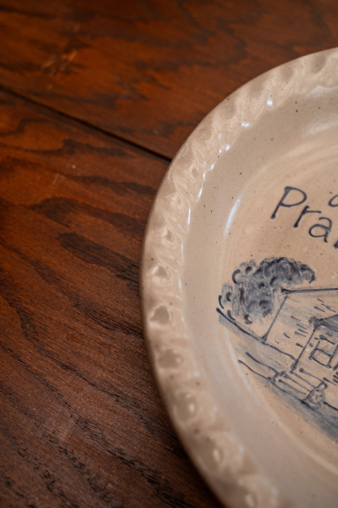 Limited-Edition '50 Years on the Prairie' Pie Plate