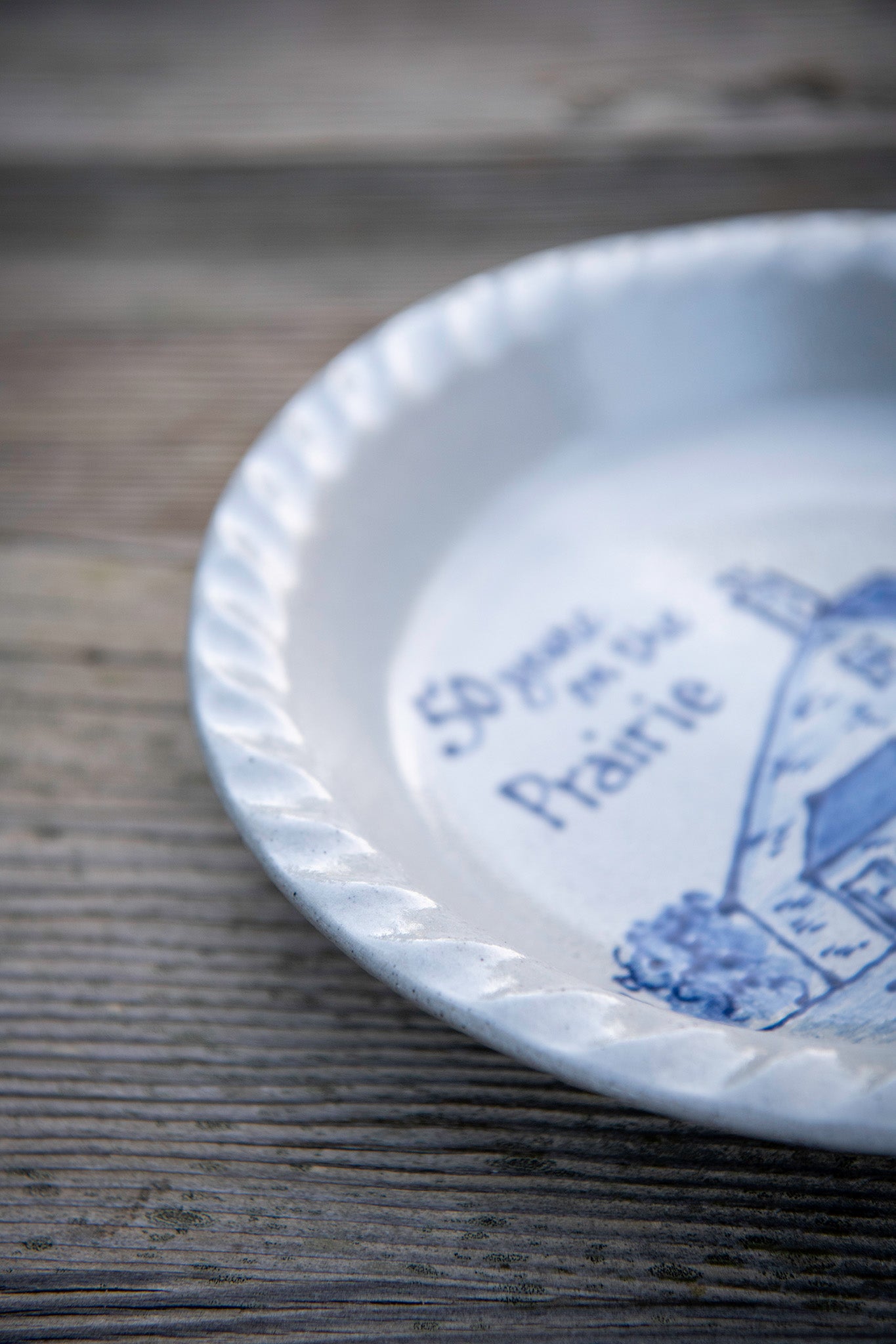 Limited-Edition '50 Years on the Prairie' Pie Plate