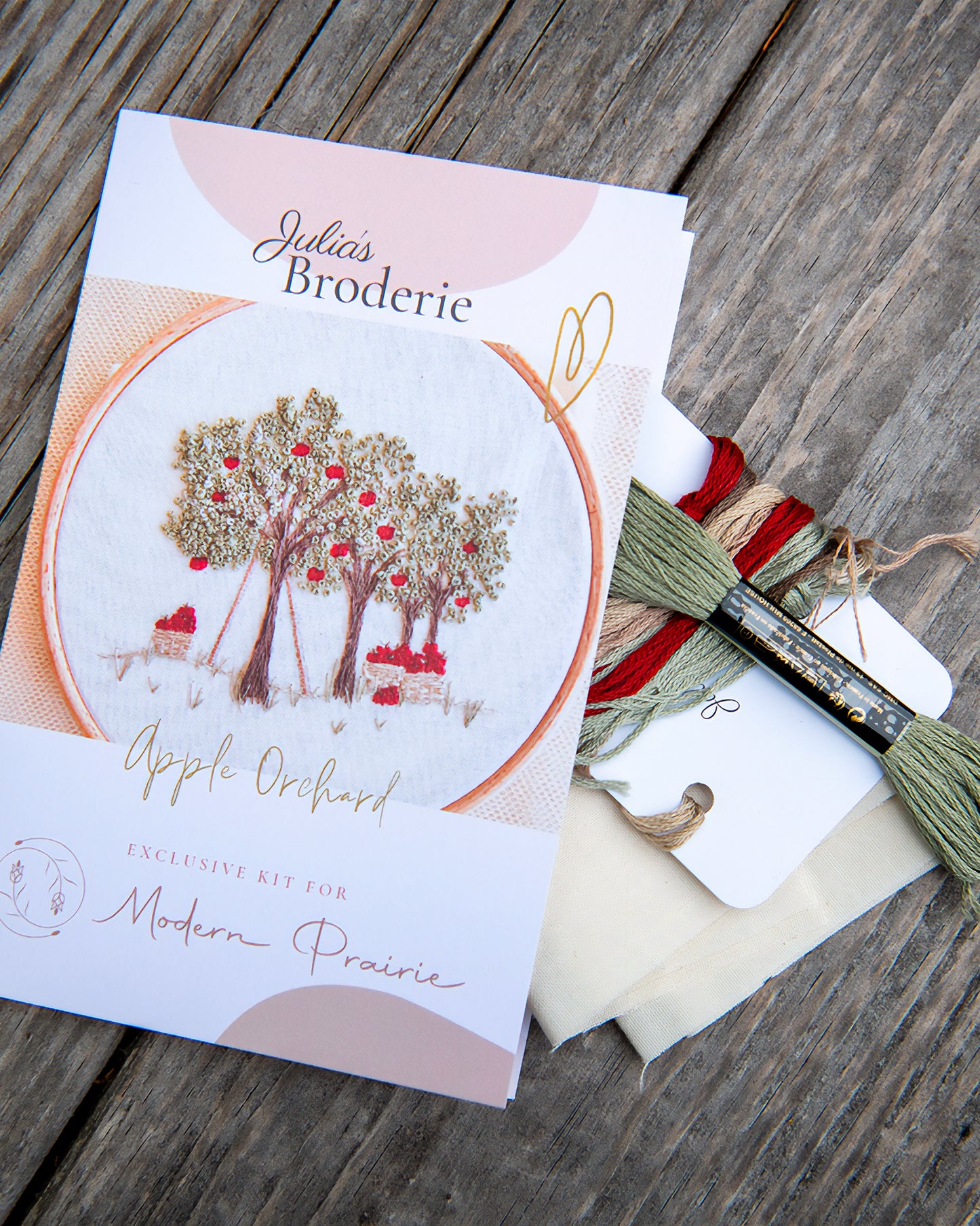 The Apple Orchard Embroidery Kit