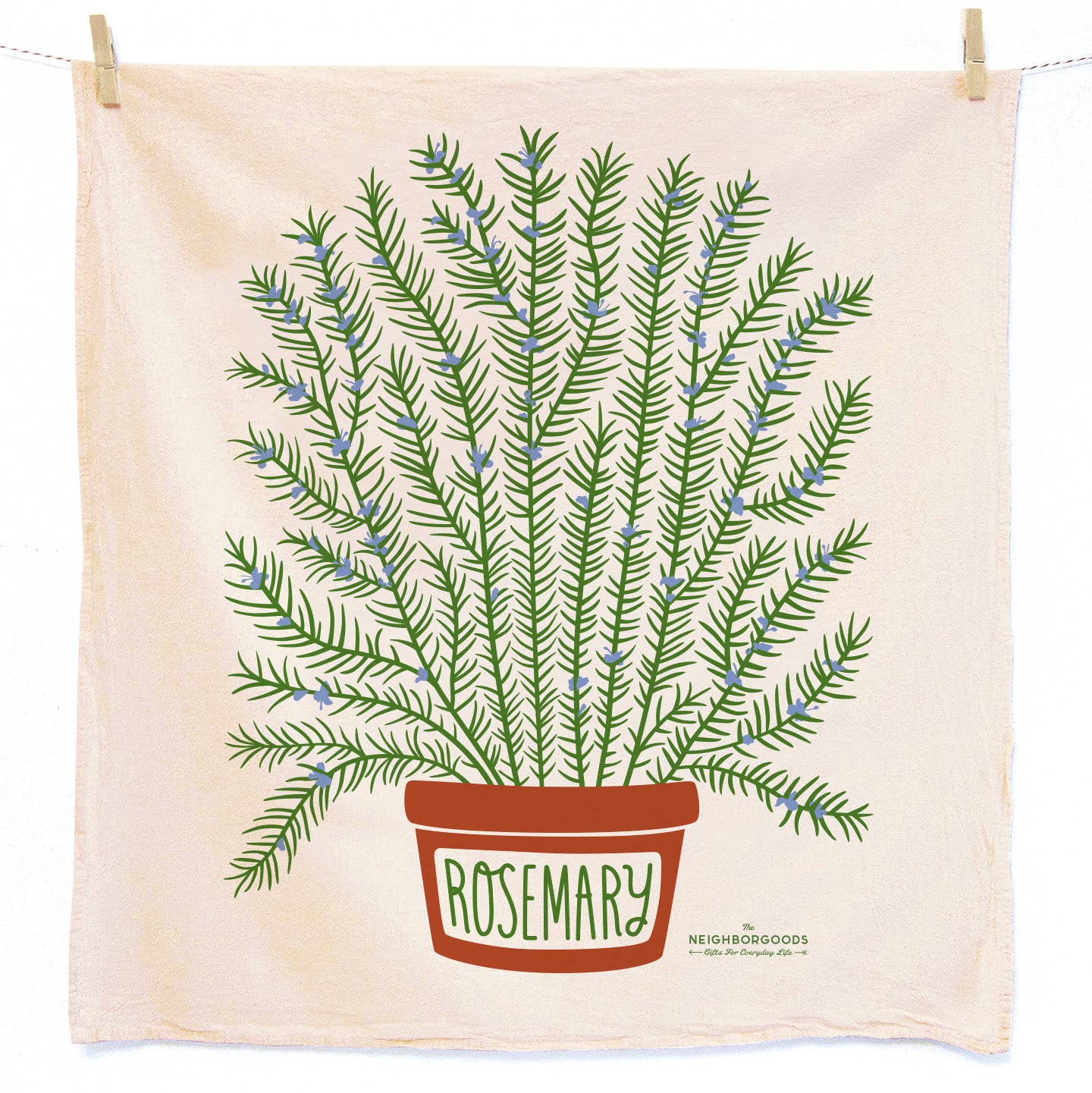 Rosemary & Fig Tea Towels, Set of 2