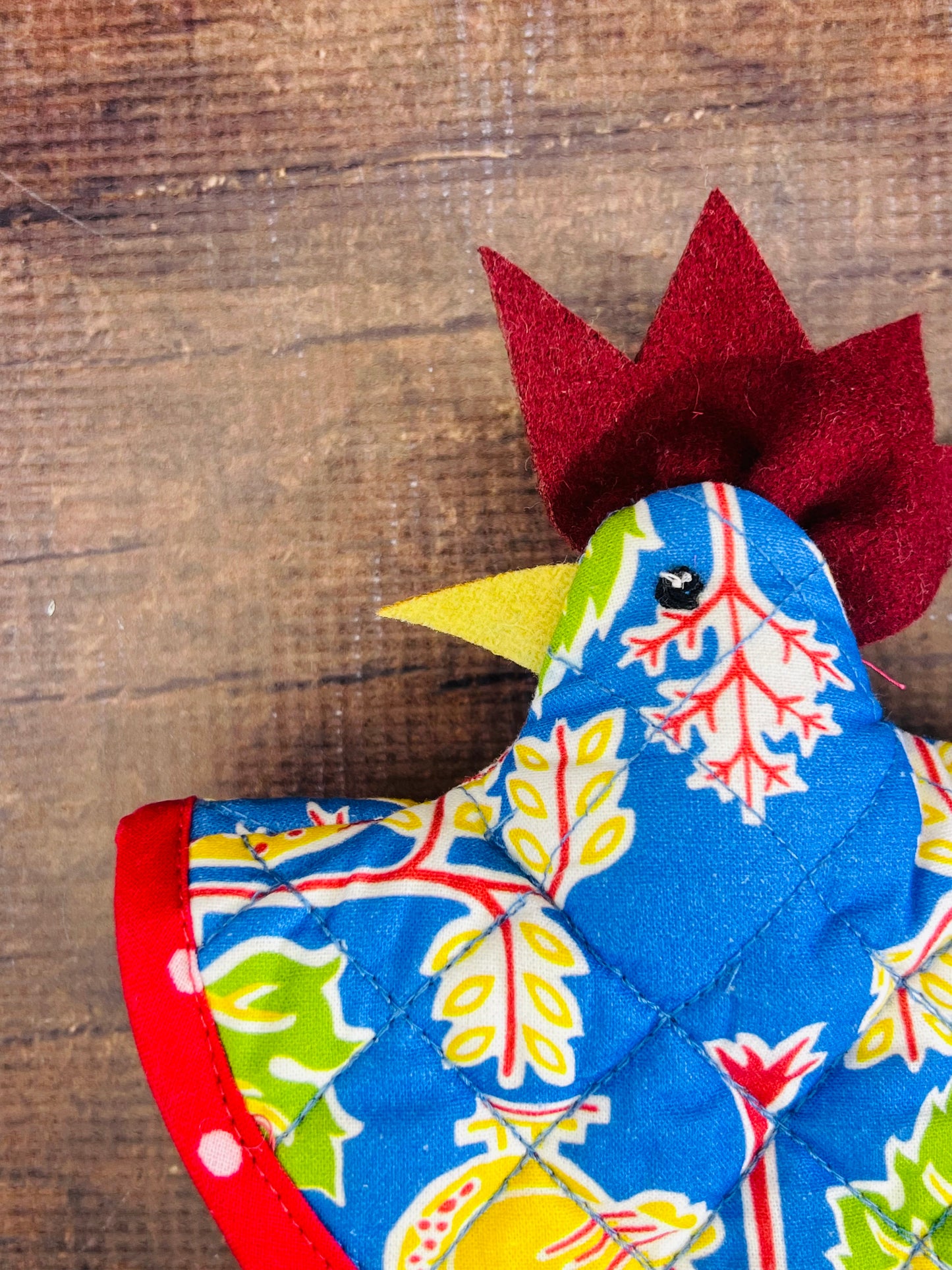 Chicken at Home Happy Hen Potholder