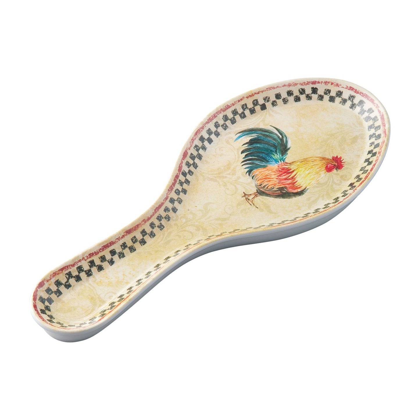 Country Rooster Melamine Spoon Rest