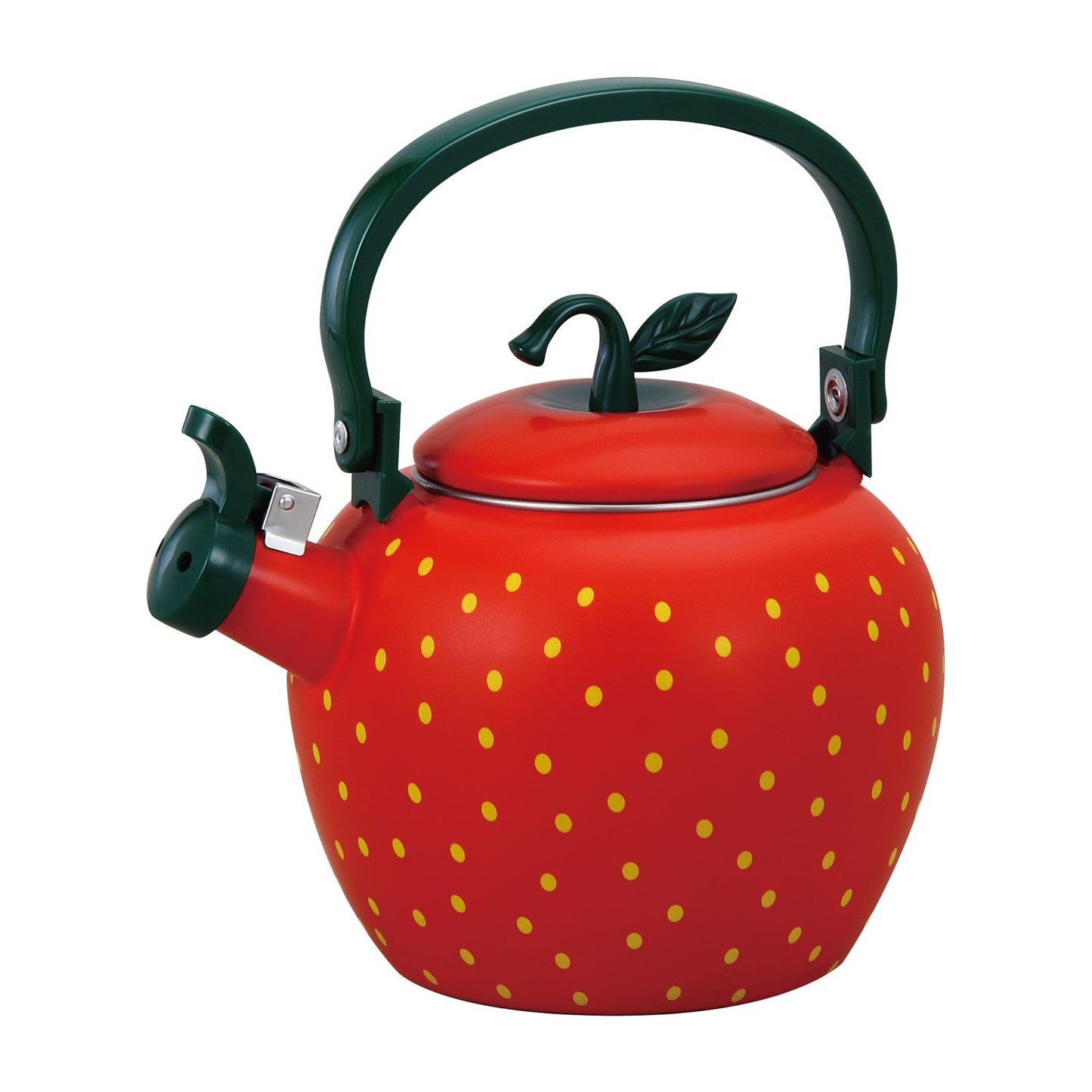 Supreme Housewares Stainless Steel Strawberry Whistling Tea Kettle