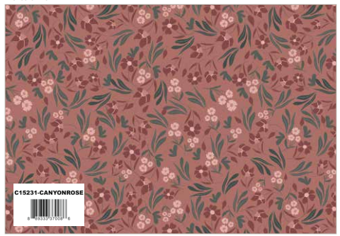 A Walk on the Prairie Canyon Rose Ditsy Floral, Fabric by the Yard